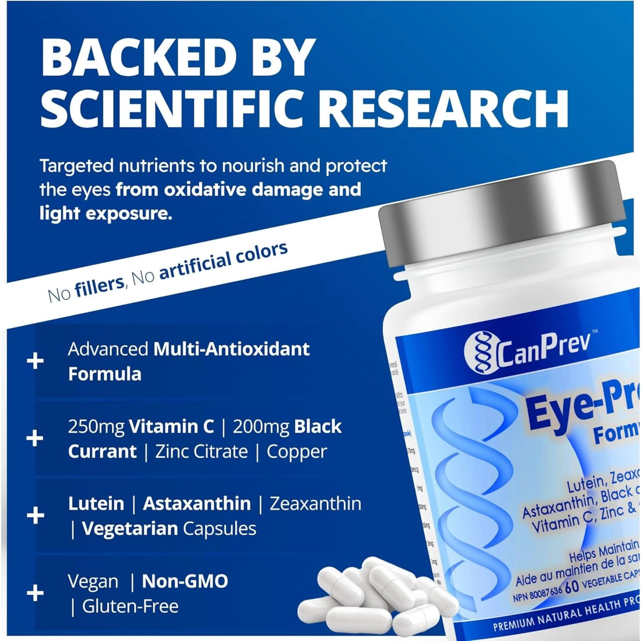 CanPrev Eye-Pro, 60 Vegetable Capsules - Image 5