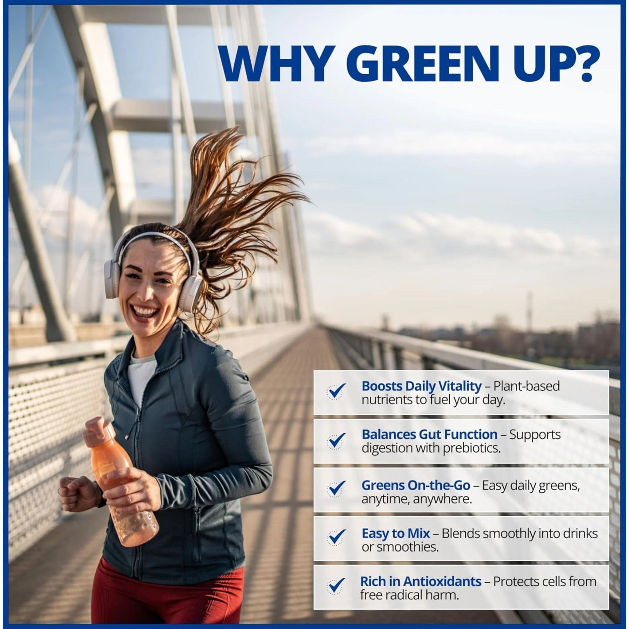 CanPrev Green Up! Powder (Organic, Natural, Non-GMO Greens Blend), 300g - Image 6