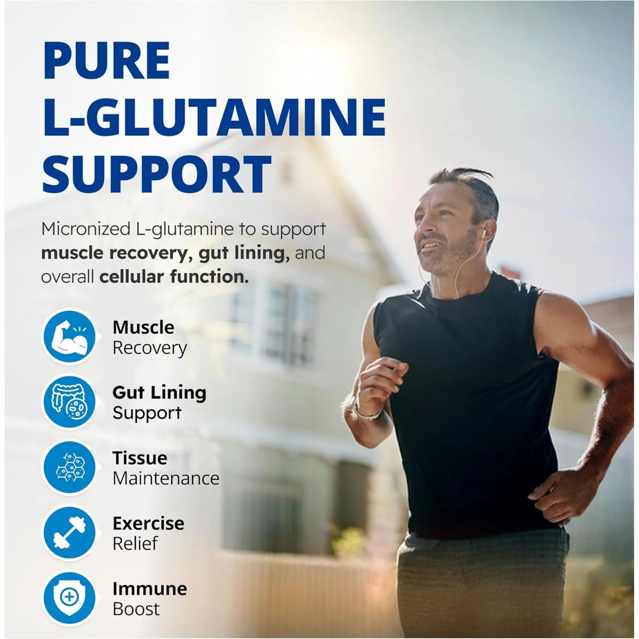 CanPrev L-Glutamine Powder (Vegan & Fermented), 450g - Image 4