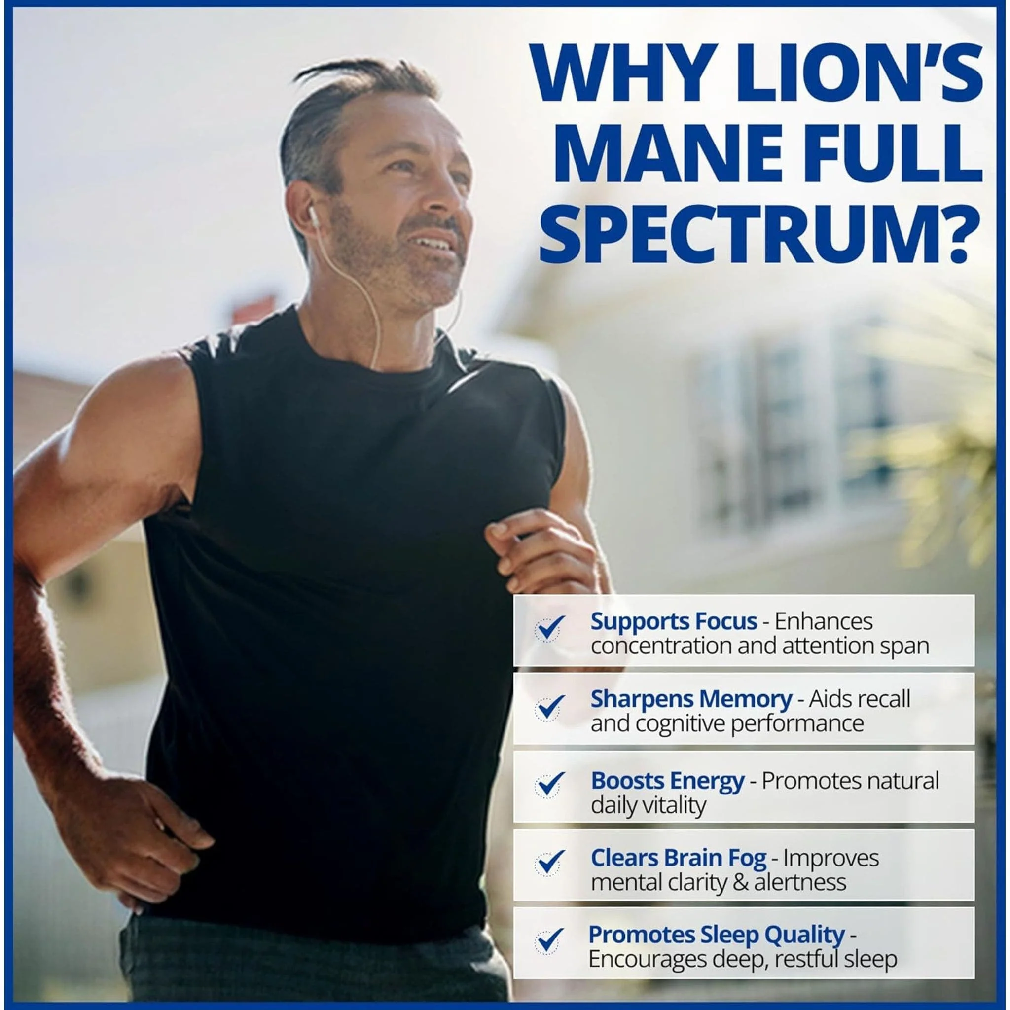 CanPrev Lion's Mane Full Spectrum, Organic Fruiting Body and Mycelium, Supports Brain and Cognitive Health, 60 Vegetable Capsules - Image 7