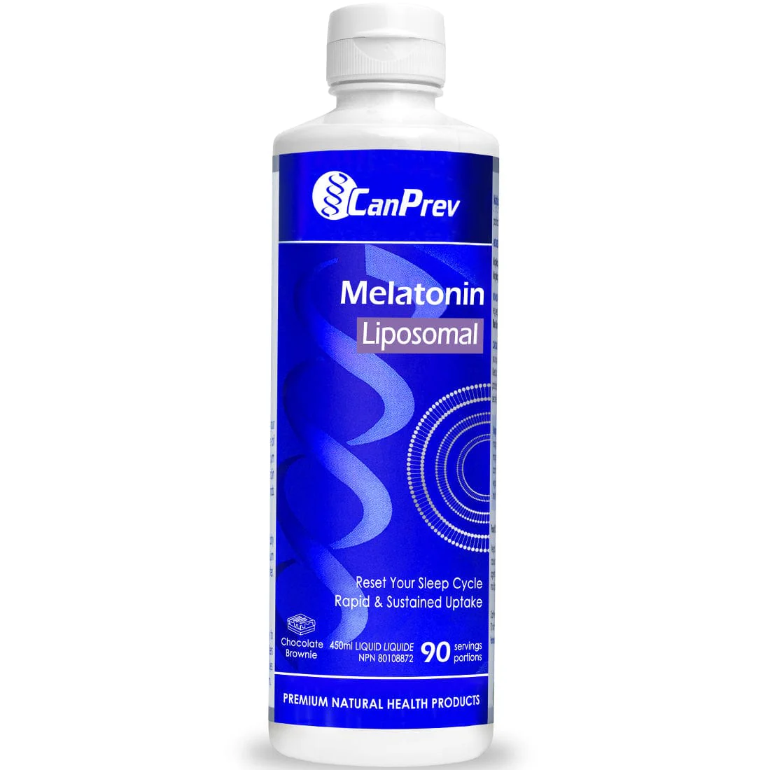 CanPrev Liposomal Liquid Melatonin 1.5mg, Chocolate - Image 2