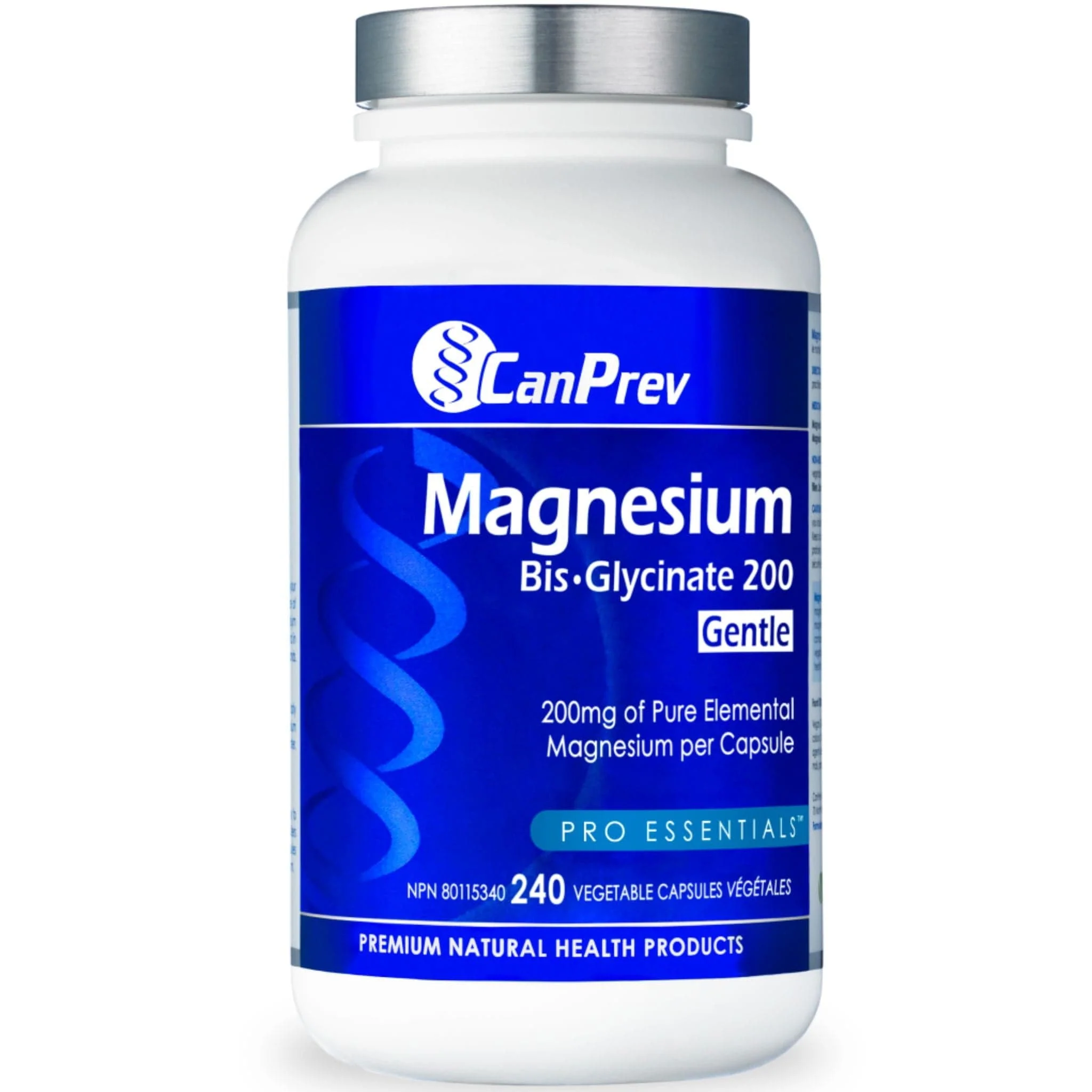 CanPrev Magnesium Bisglycinate 200 Gentle, Highly Absorbable Magnesium 200mg Capsules - Image 22
