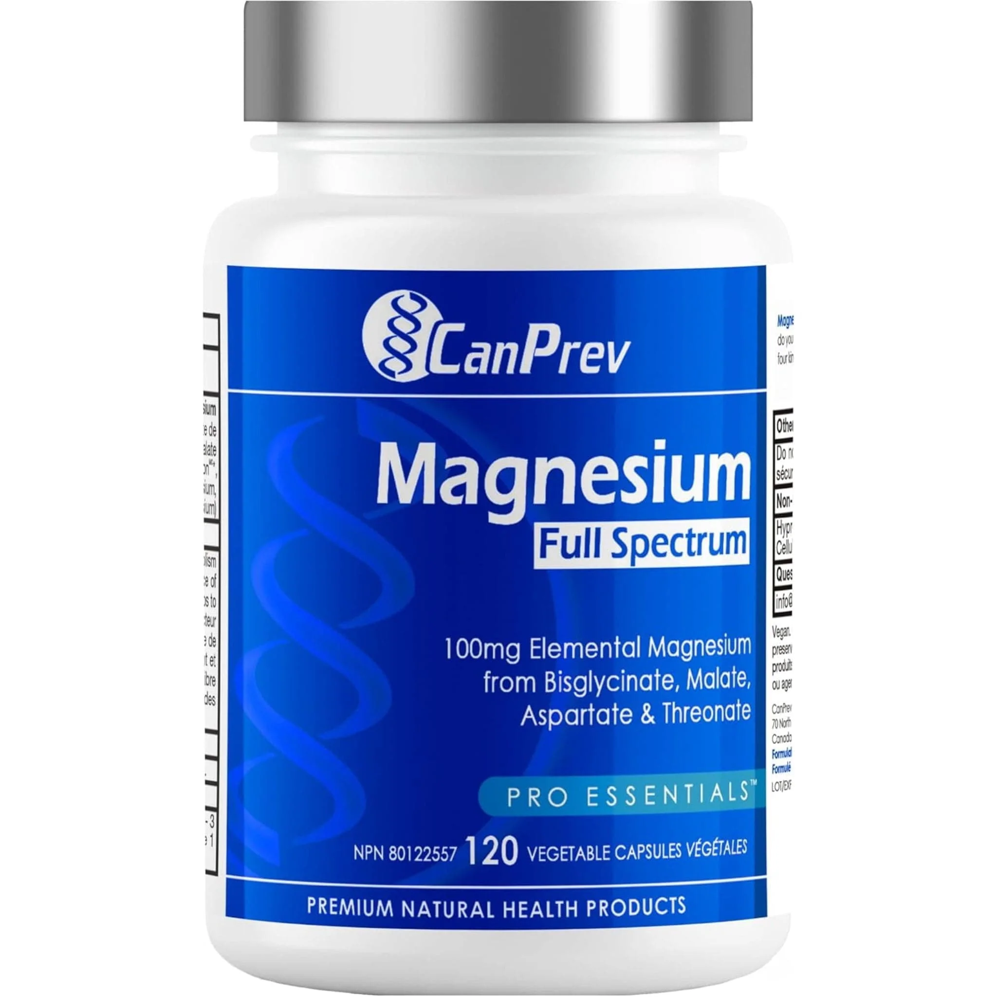 CanPrev Magnesium Full Spectrum, 120 Vegetable Capsules - Image 2