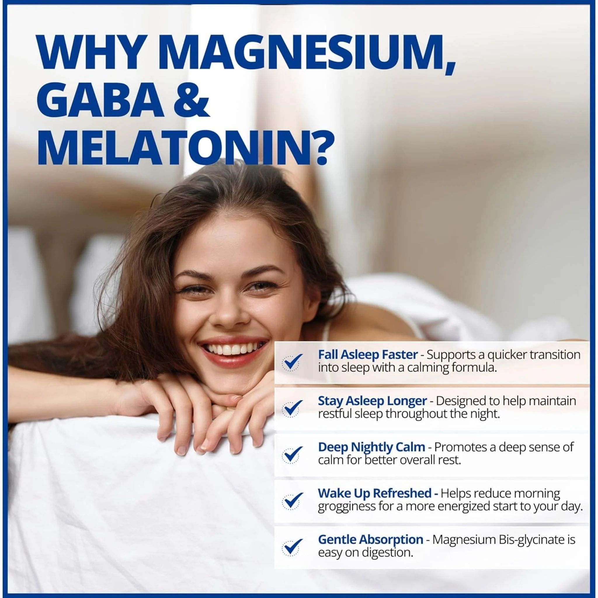 CanPrev Magnesium + GABA & Melatonin For Sleep (125mg + 100mg & 2.5mg), 120 Vegetable Capsules - Image 7