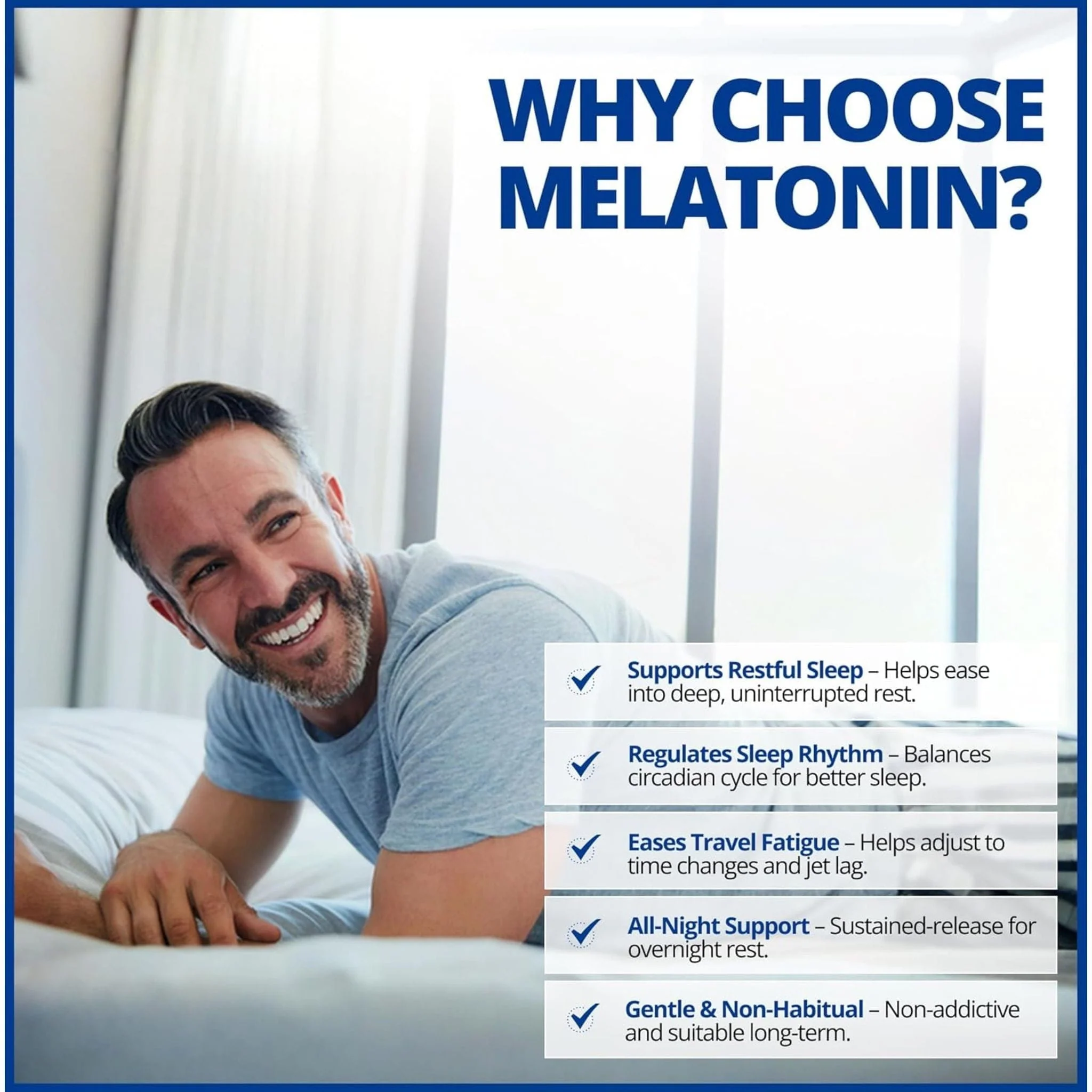 CanPrev Melatonin 3mg Sustained Release, 60 Vegetable Capsules - Image 5