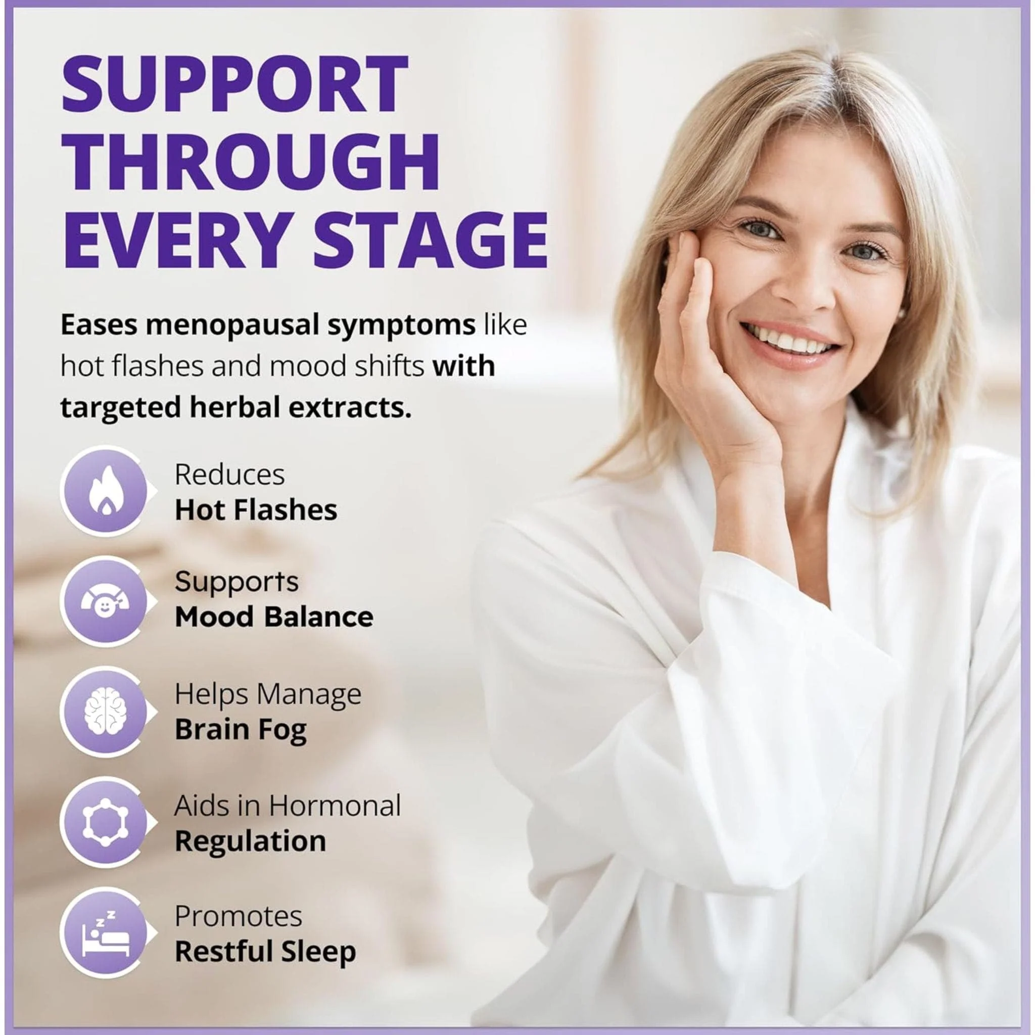 CanPrev Meno-Prev + Mood & Memory for Women, Menopause Support, 120 Vegicaps - Image 4