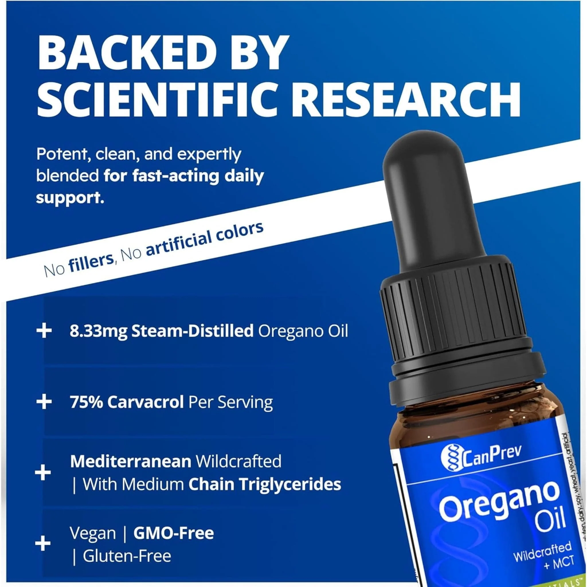 CanPrev Oil of Oregano, 15ml in a MCT Oil Base - Image 5
