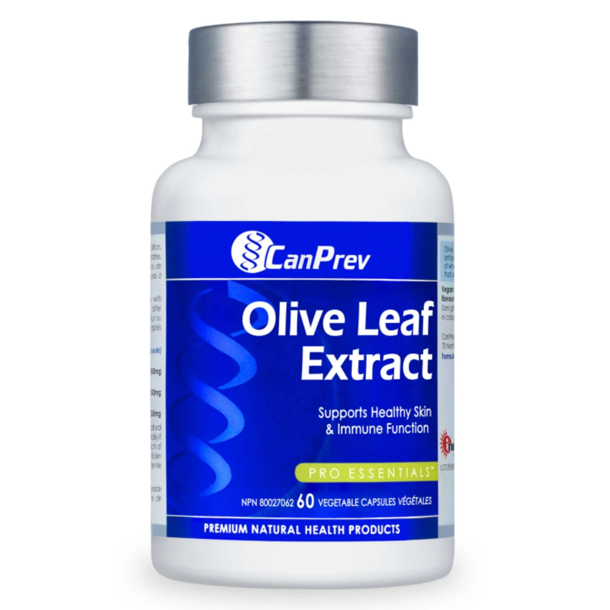 CanPrev Olive Leaf Extract 500mg, 60 Vegetable Capsules