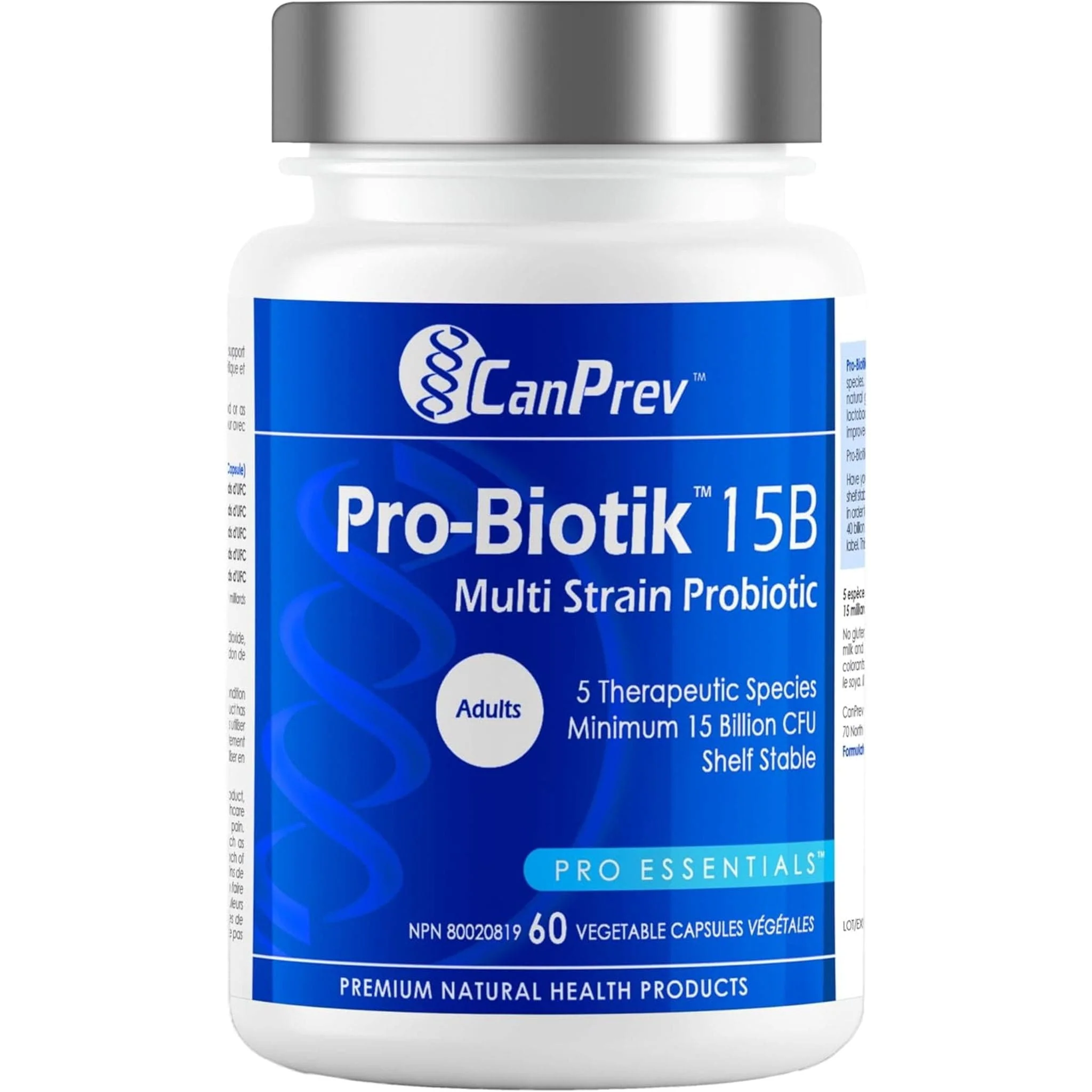 CanPrev Pro-Biotik 15B, 60 Vegicaps - Image 2