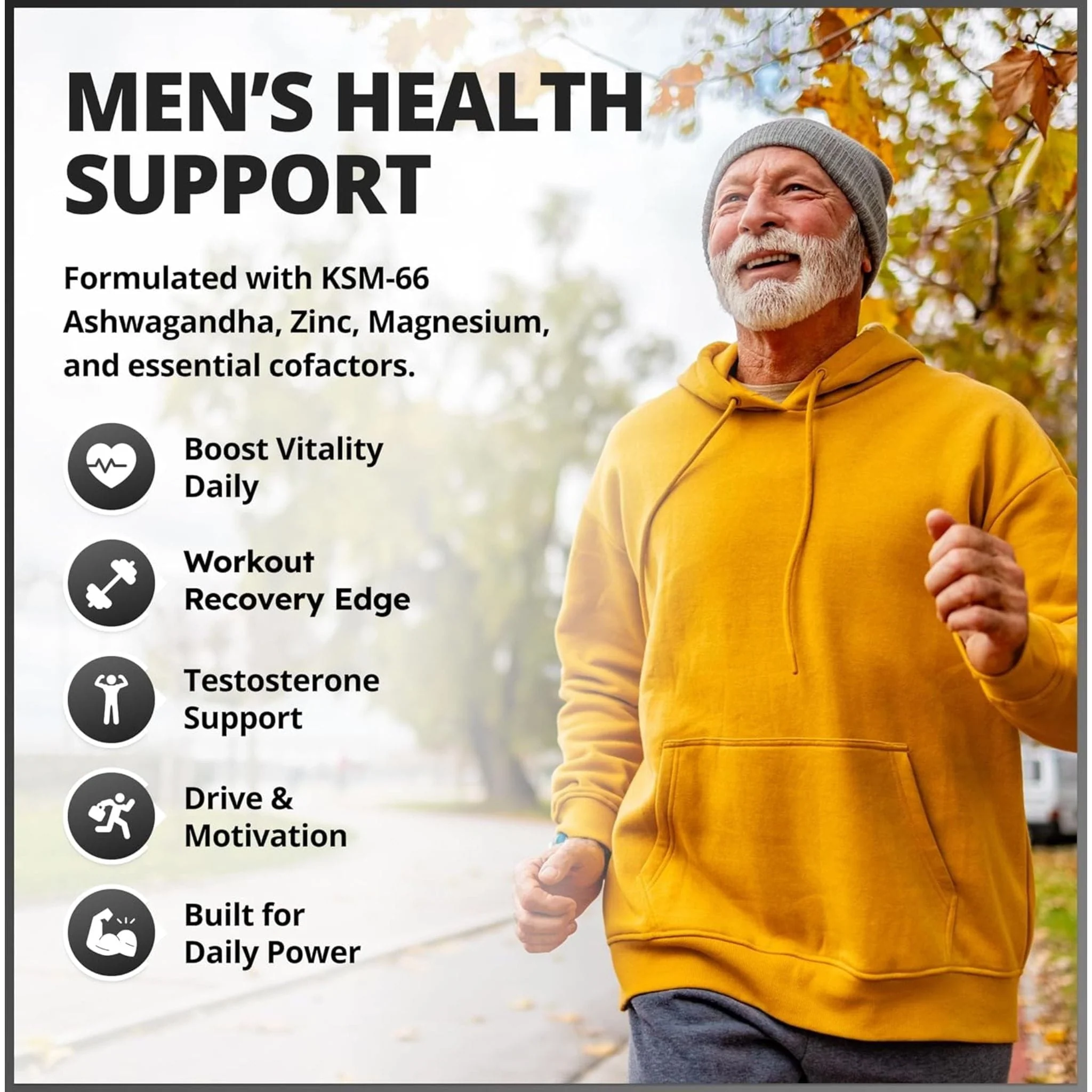 CanPrev Rocket T Testosterone Recharge, Testosterone Booster, 90 Vegetable Capsules - Image 10