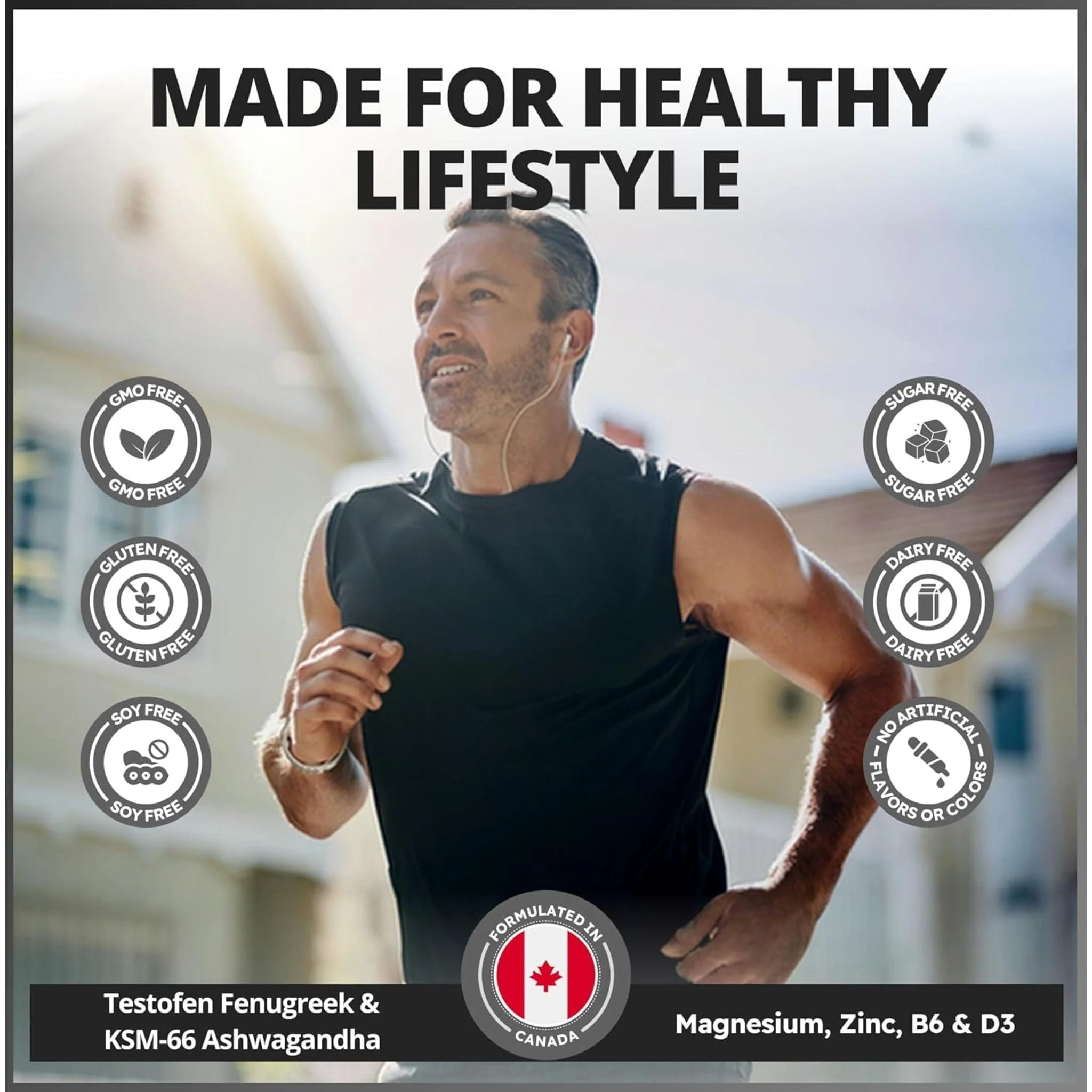 CanPrev Rocket T Testosterone Recharge, Testosterone Booster, 90 Vegetable Capsules - Image 7