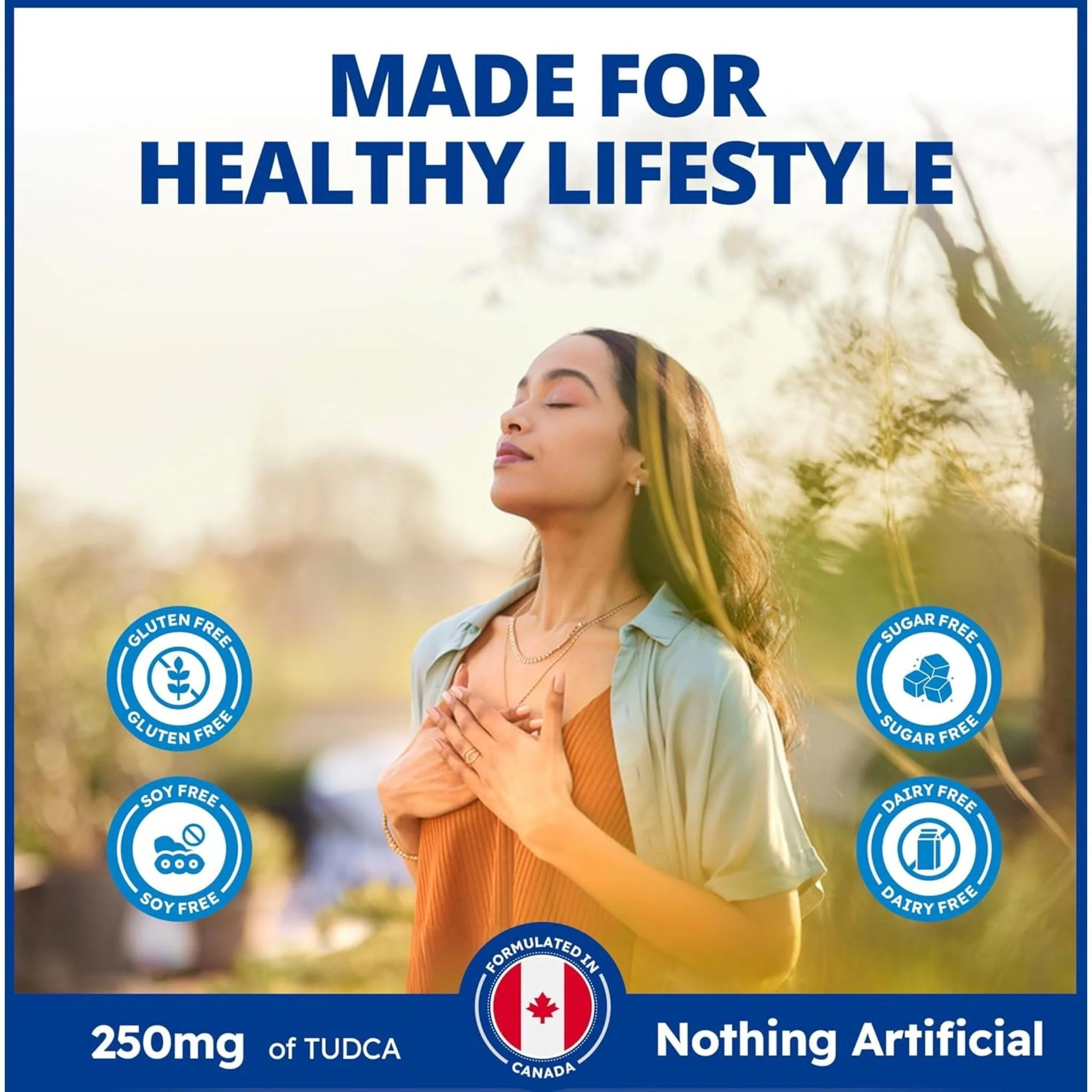 CanPrev TUDCA 250mg Tauroursodeoxycholic with Choline Bitartrate 75mg, Supports Healthy Liver Function, 60 Vegetable Capsules - Image 8