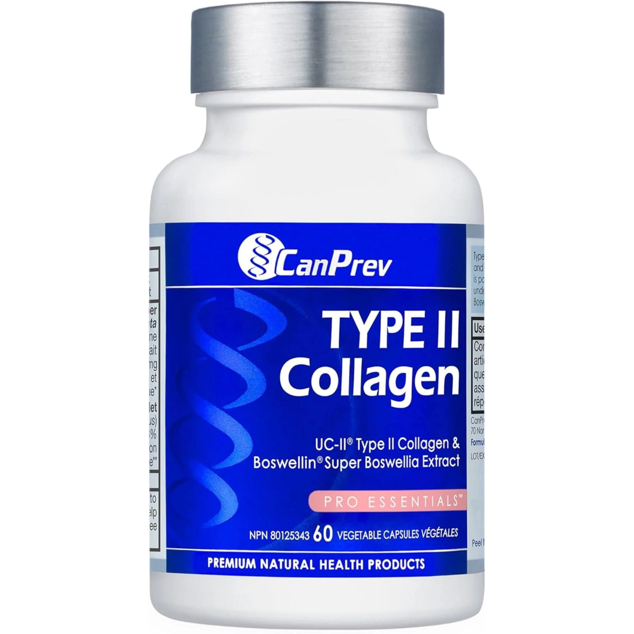 CanPrev Type II Collagen, Supports Joint Health, 60 Vegetable Capsules - Image 2