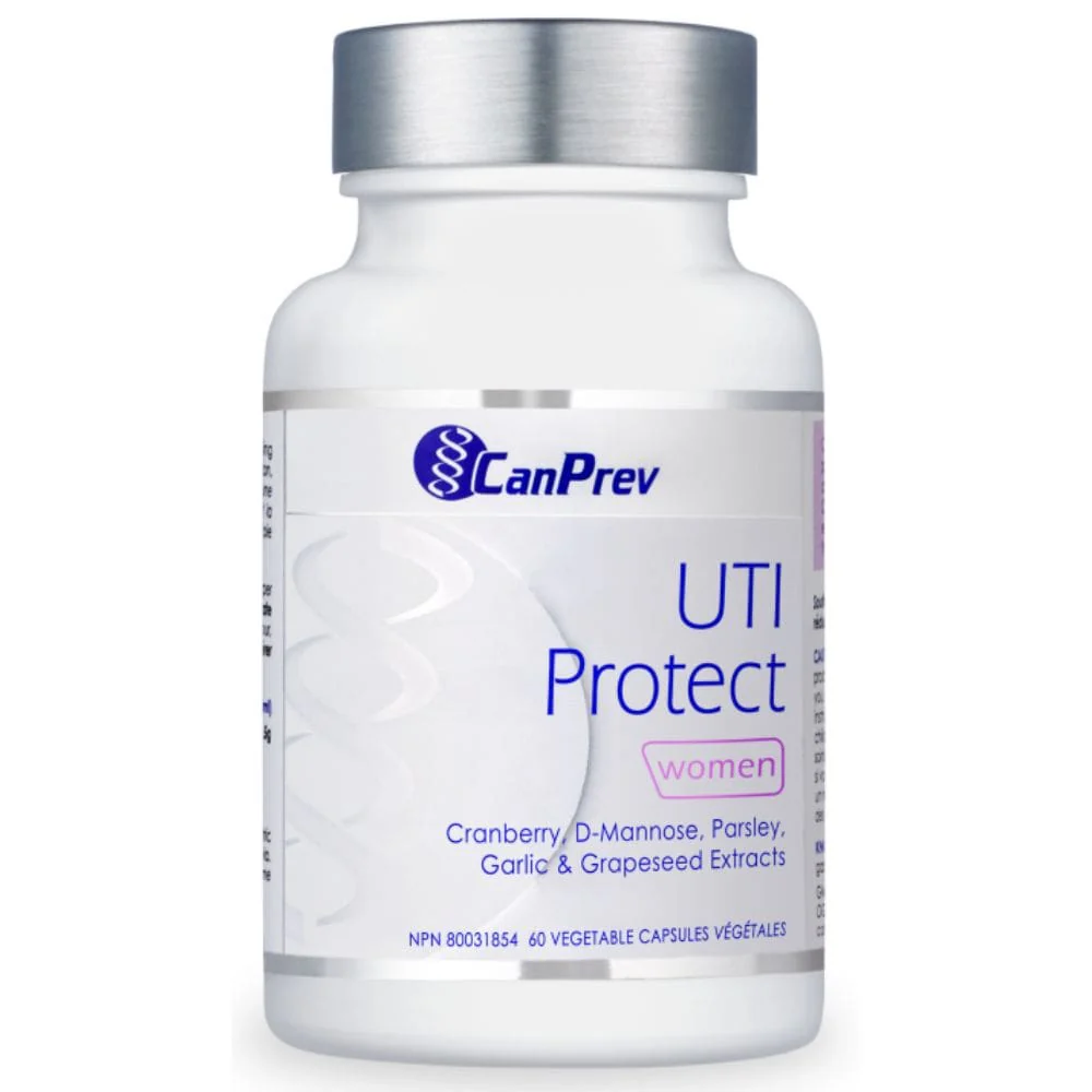 CanPrev UTI Protect, Helps Prevent Recurrent UTIs, Improve Efficacy of Antibiotic Treatment, 60 Vegetable Capsules