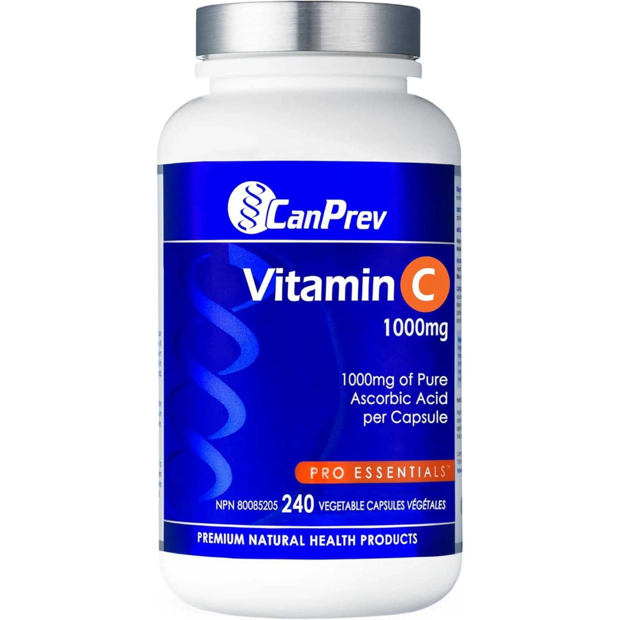 CanPrev Vitamin C 1000mg Capsules, 240 Vegetable Capsules