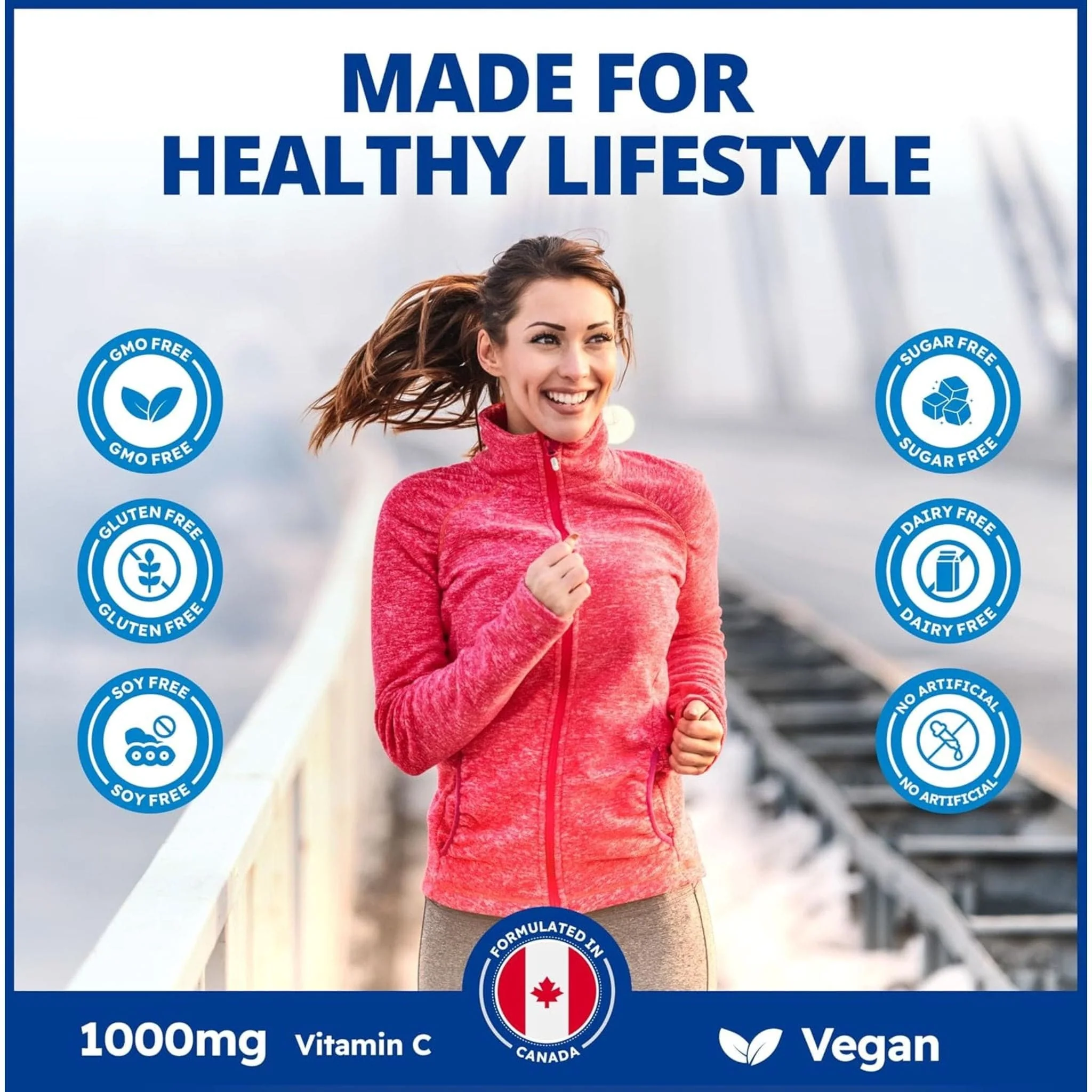 CanPrev Vitamin C 1000mg Capsules, 240 Vegetable Capsules - Image 4