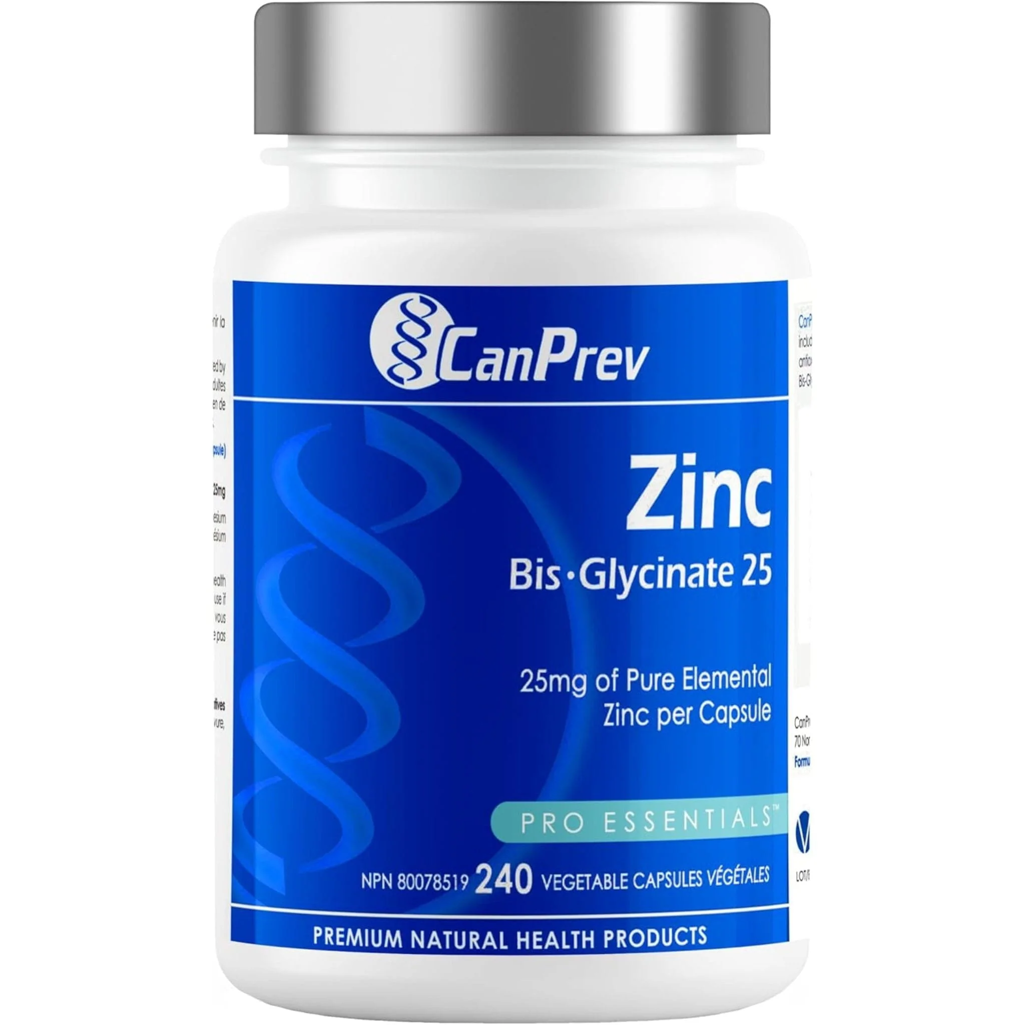 CanPrev Zinc Bisglycinate 25mg (Chelated) - Image 22