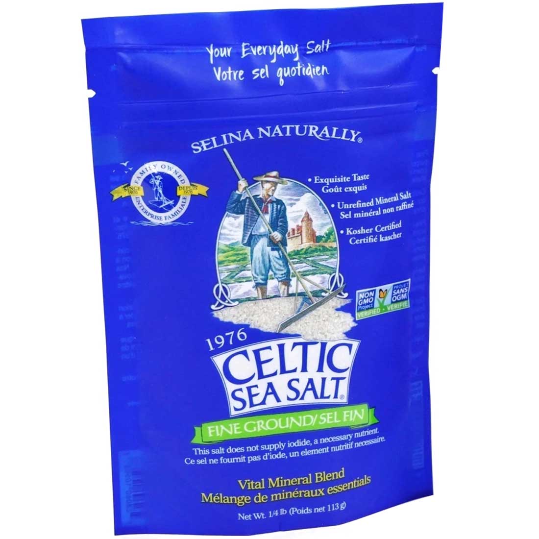 Celtic Sea Salt Fine Ground Unrefined Mineral Salt, Non-GMO CLEARANCE 25% Off Expiry 2/2034 Final Sale - Image 2