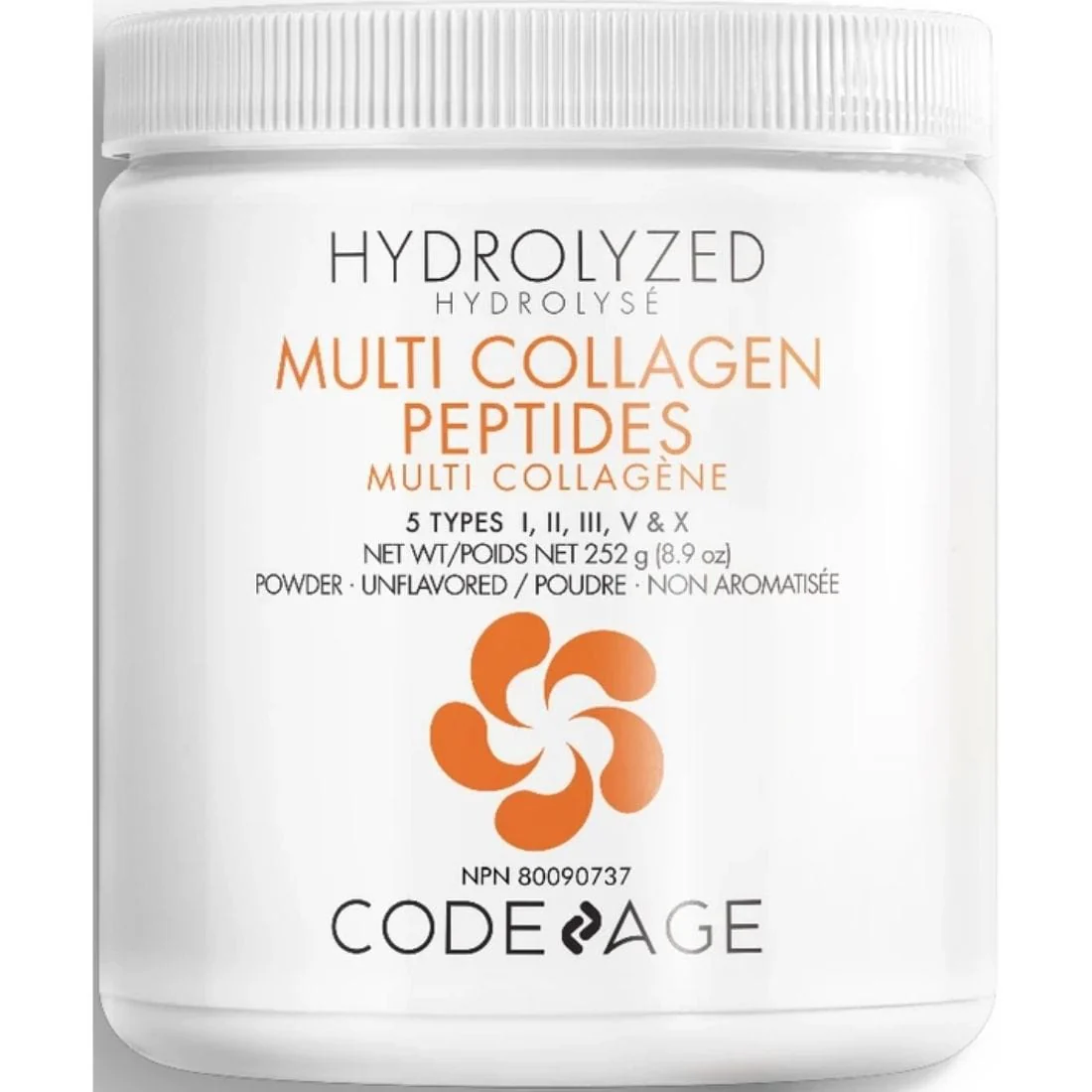 Codeage Multi Collagen Protein Powder, 252g, Unflavoured CLEARANCE 50% Off Exp 7/27 Final Sale