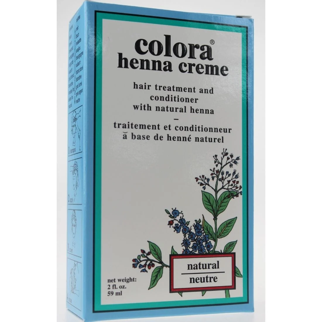 Colora Henna Cream Natural Hair Colour and Conditioner with Henna, 59ml CLEARANCE 50% Off Final Sale - Image 8