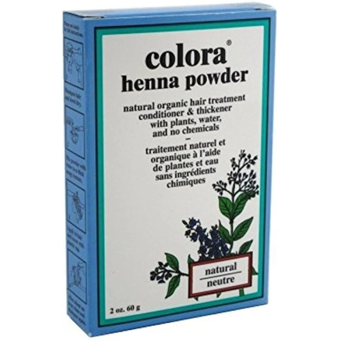 Colora Henna Powder Natural Hair Colour Conditioner and Thickener, 60g CLEARANCE 50% Off Final Sale - Image 10