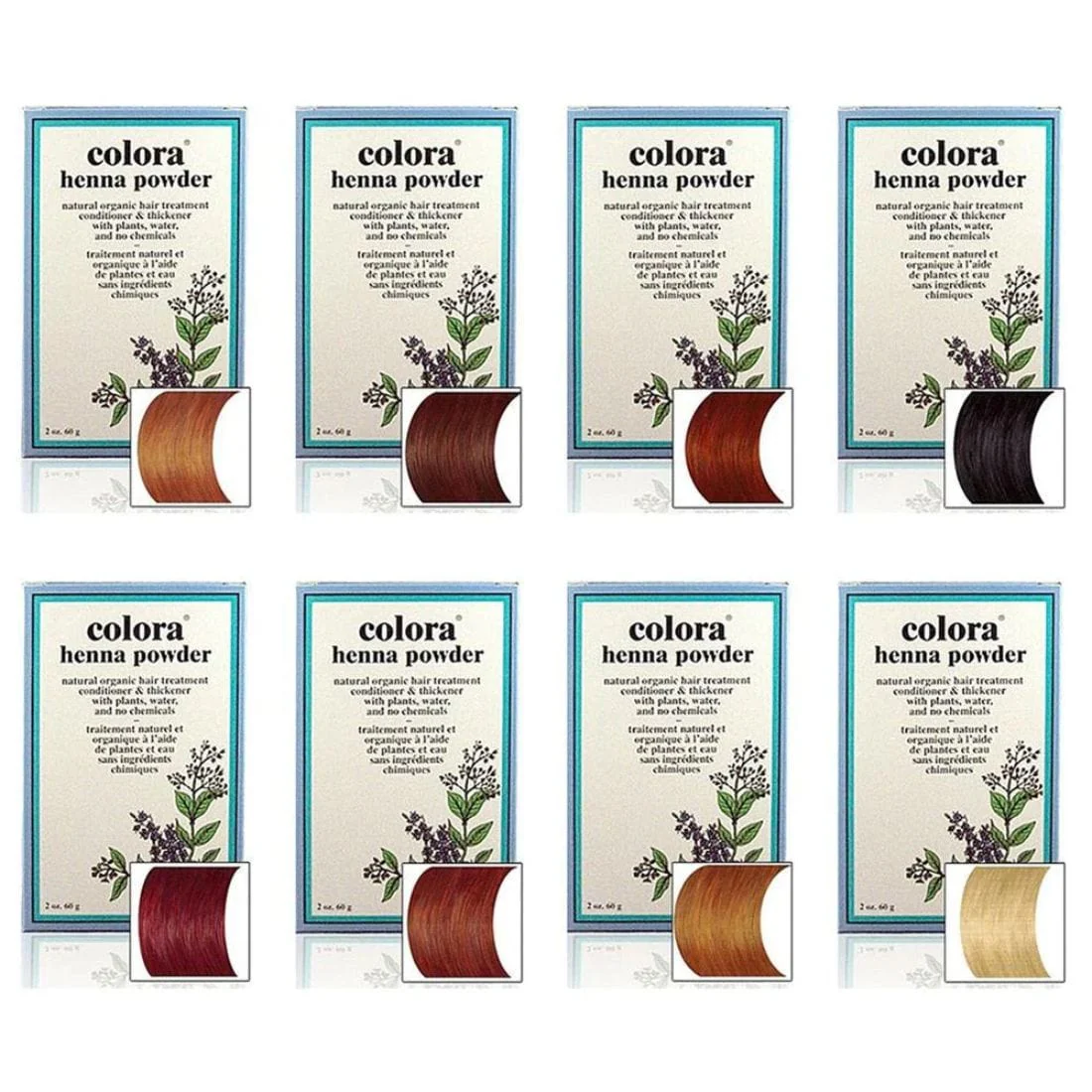 Colora Henna Powder Natural Hair Colour Conditioner and Thickener, 60g CLEARANCE 50% Off Final Sale - Image 9