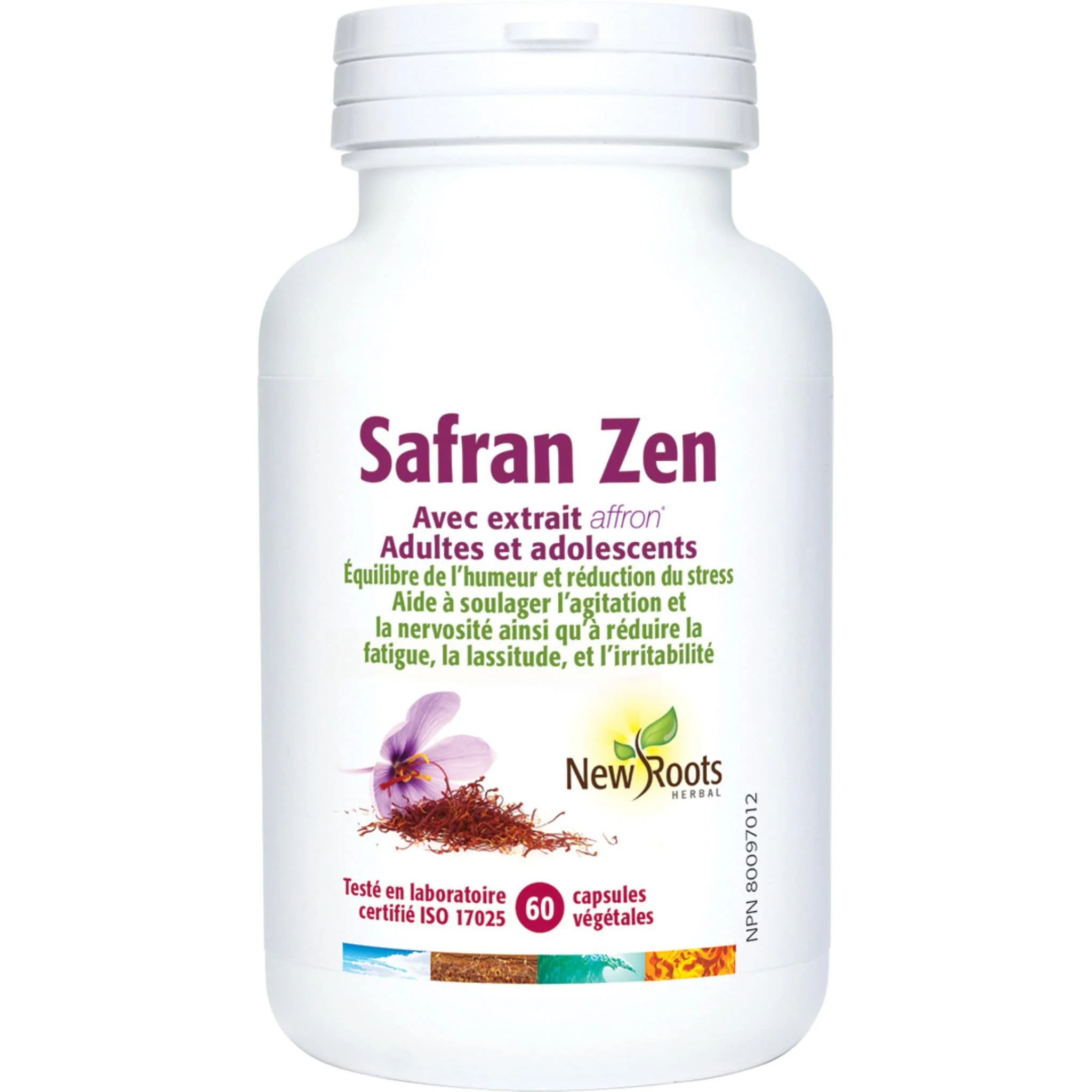 New Roots Saffron Zen 15mg, 60 Capsules - Image 2