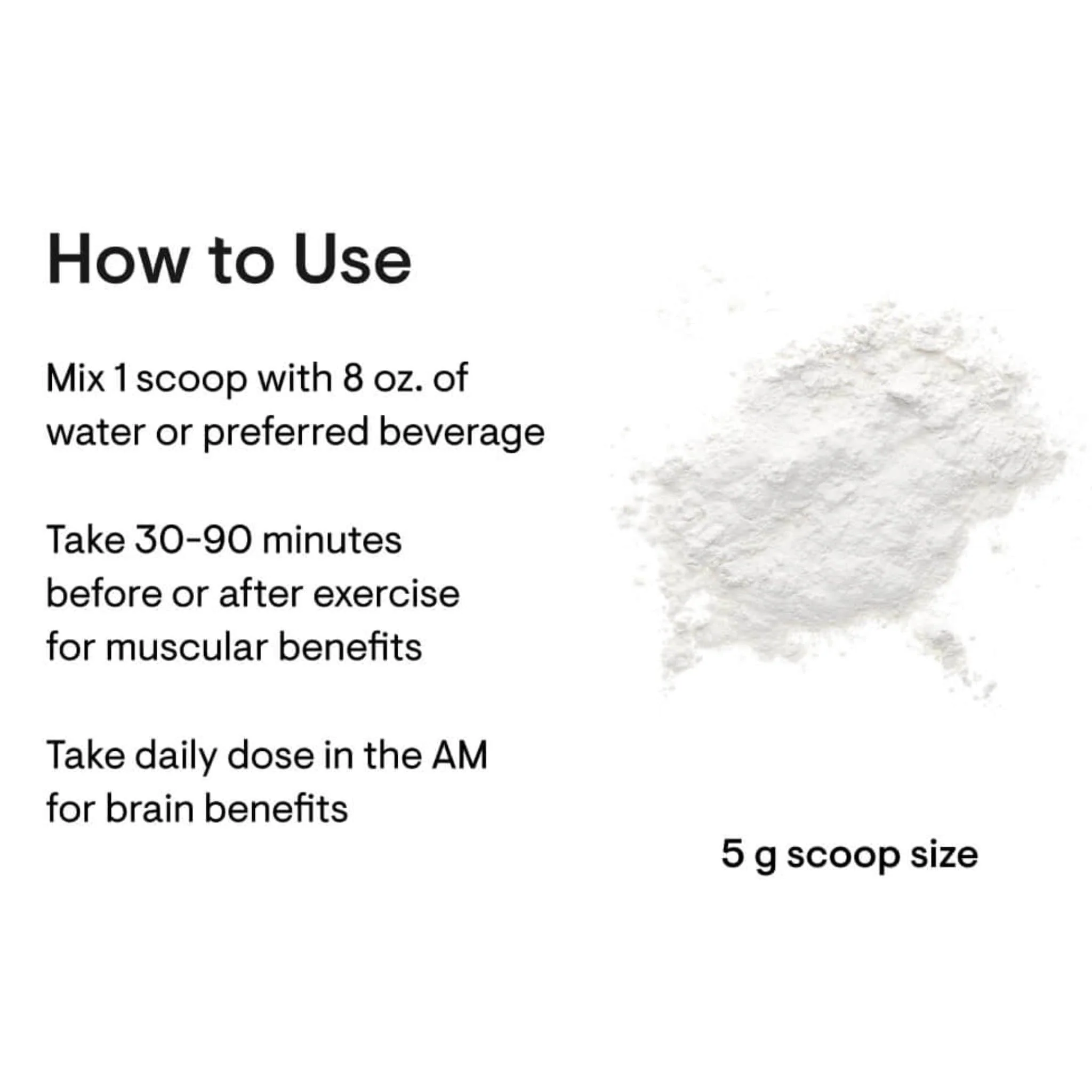 Thorne Creatine Monohydrate Powder 5g, Supports Muscle Mass and Brain Function, 450g - Image 2