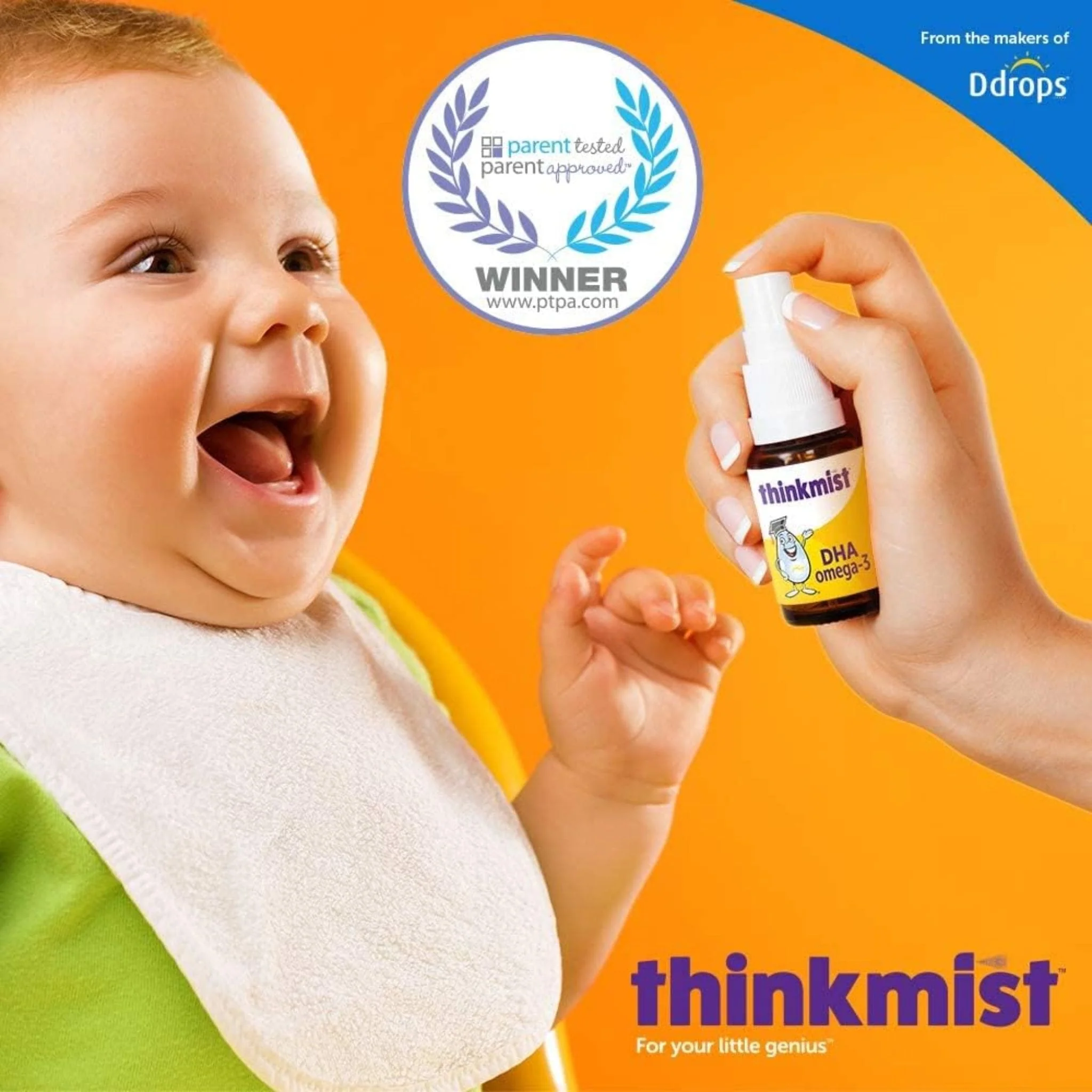 Ddrops ThinkMist DHA, 10.6ml (80 Servings) - Image 3
