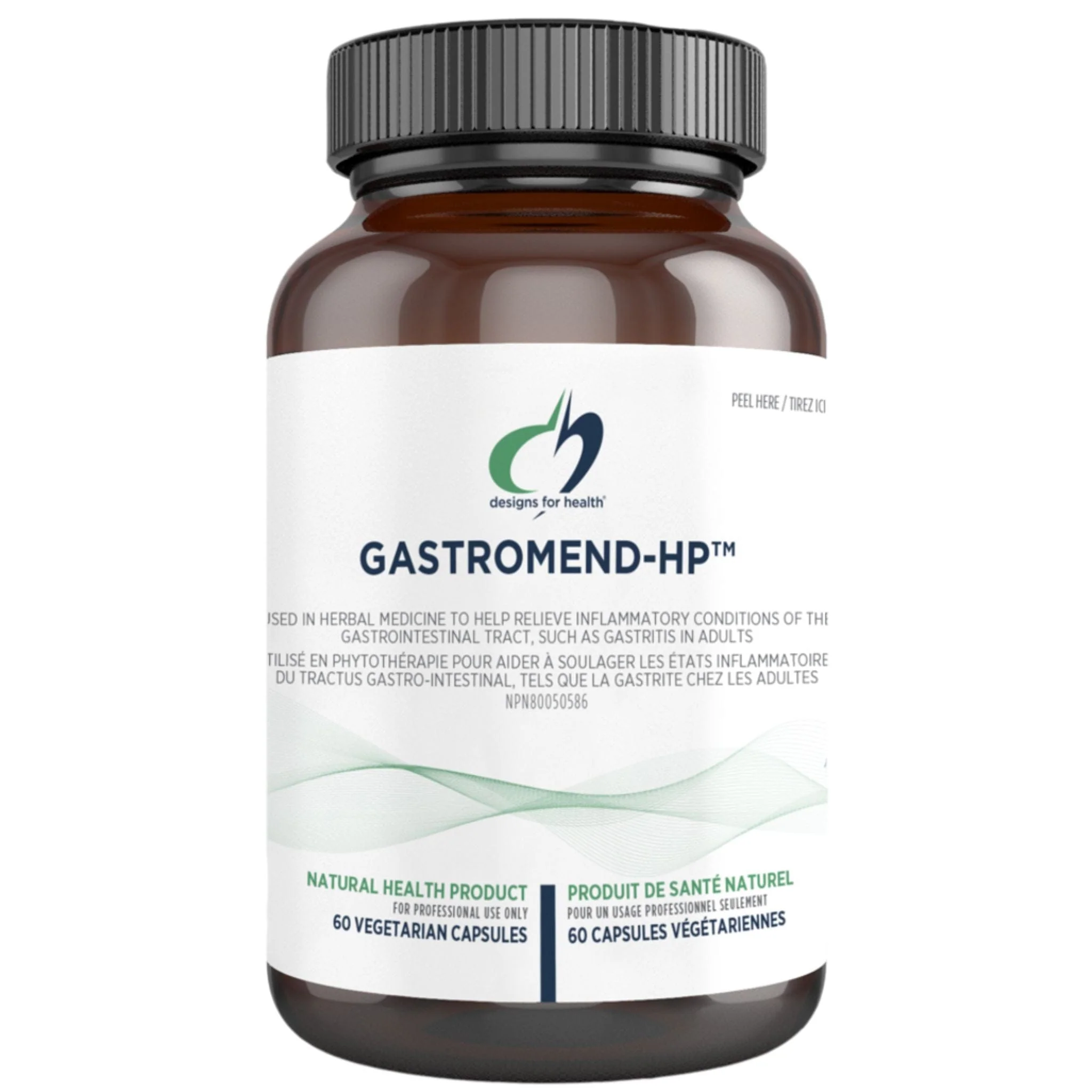 Designs for Health GastroMend-HP, 60 Capsules