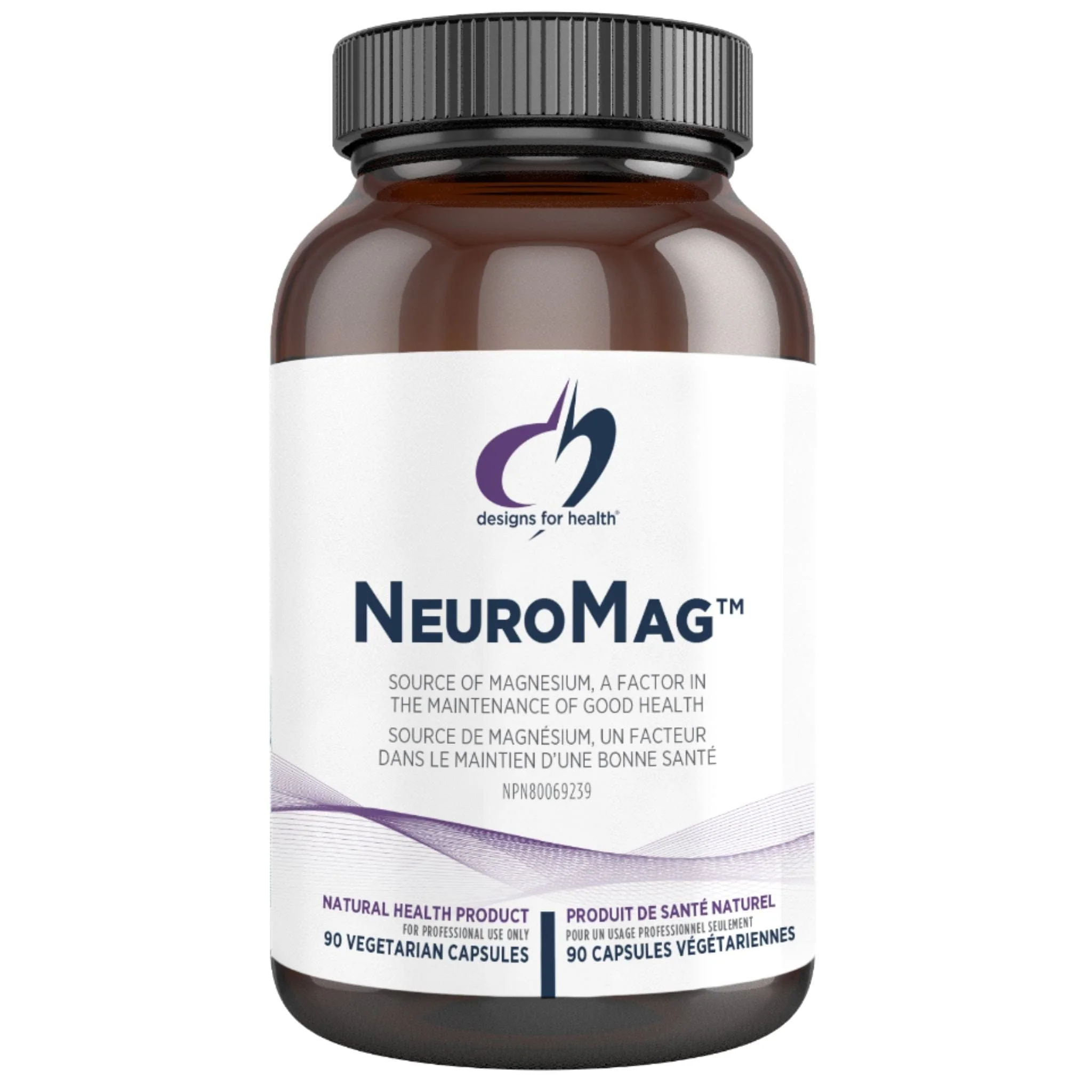 Designs for Health NeuroMag 145mg Chelated Magnesium L-Threonate from Magtein, 90 Capsules