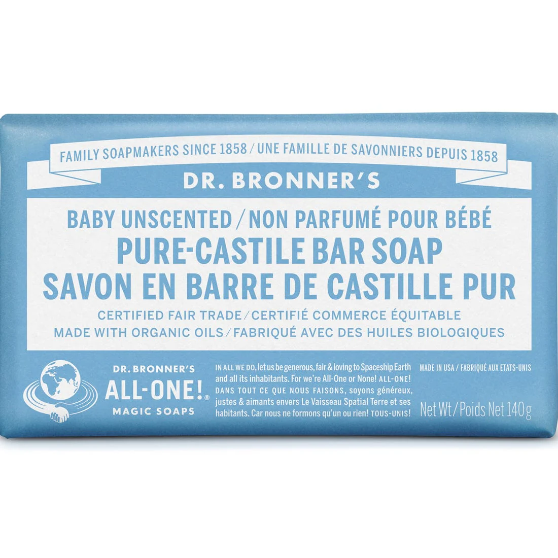 Dr. Bronner's Bar Soap, 140g - Image 3