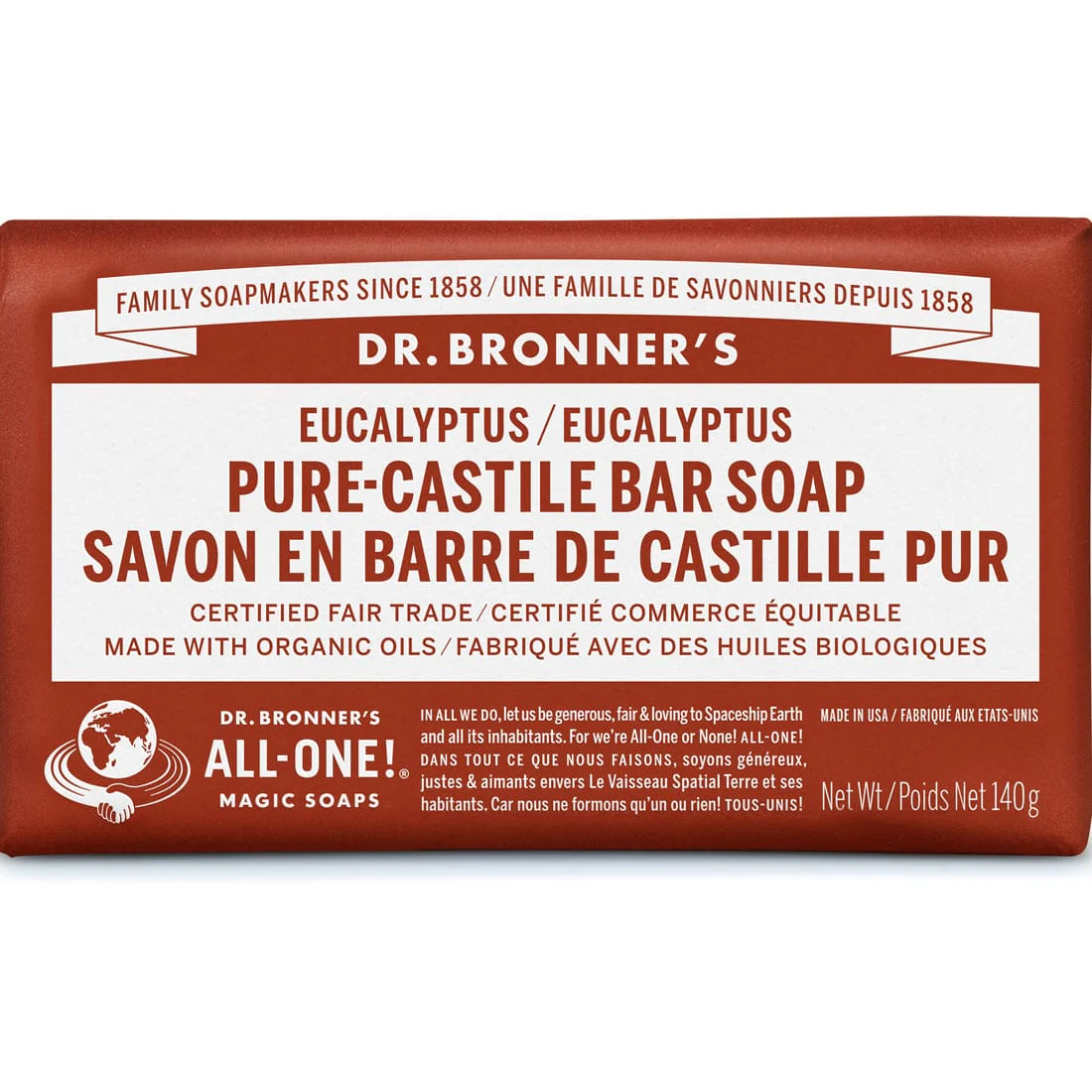 Dr. Bronner's Bar Soap, 140g - Image 5