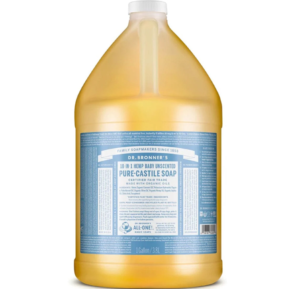 Dr. Bronner's Organic Liquid Castile Oil Soap