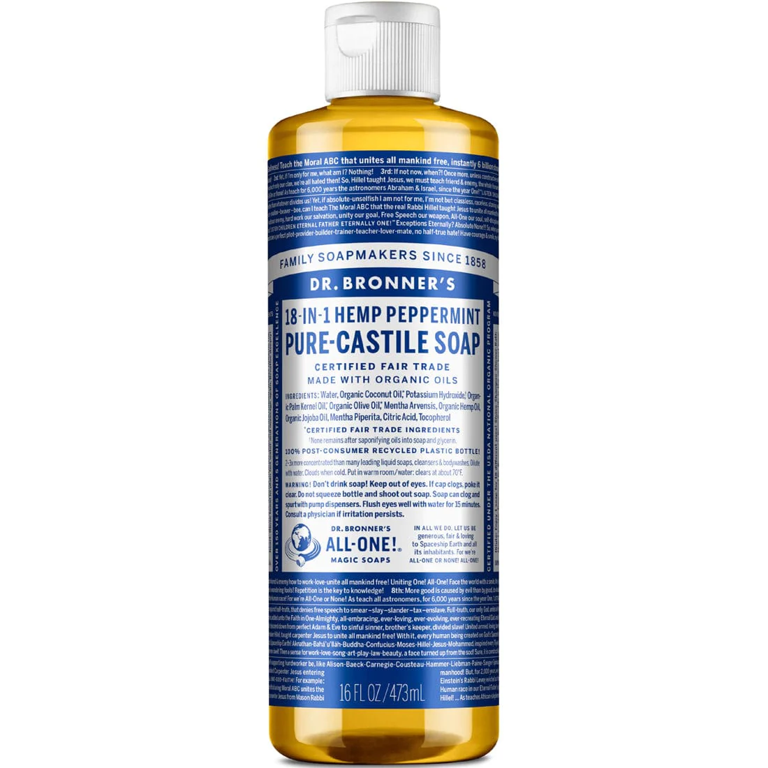 Dr. Bronner's Organic Liquid Castile Oil Soap - Image 11
