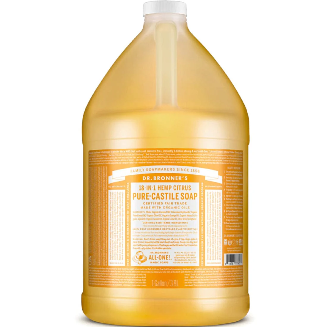 Dr. Bronner's Organic Liquid Castile Oil Soap - Image 2