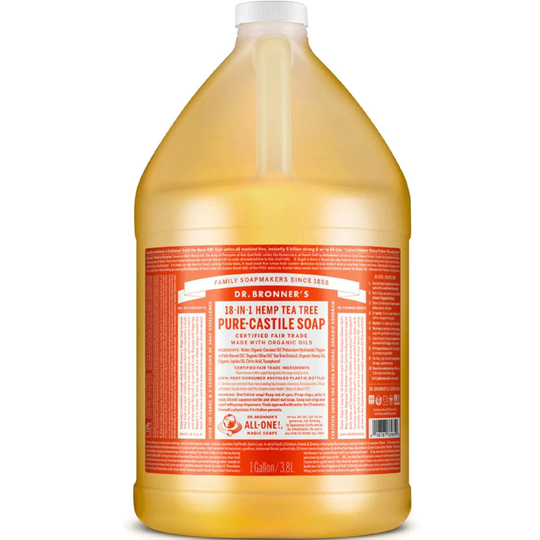 Dr. Bronner's Organic Liquid Castile Oil Soap - Image 6