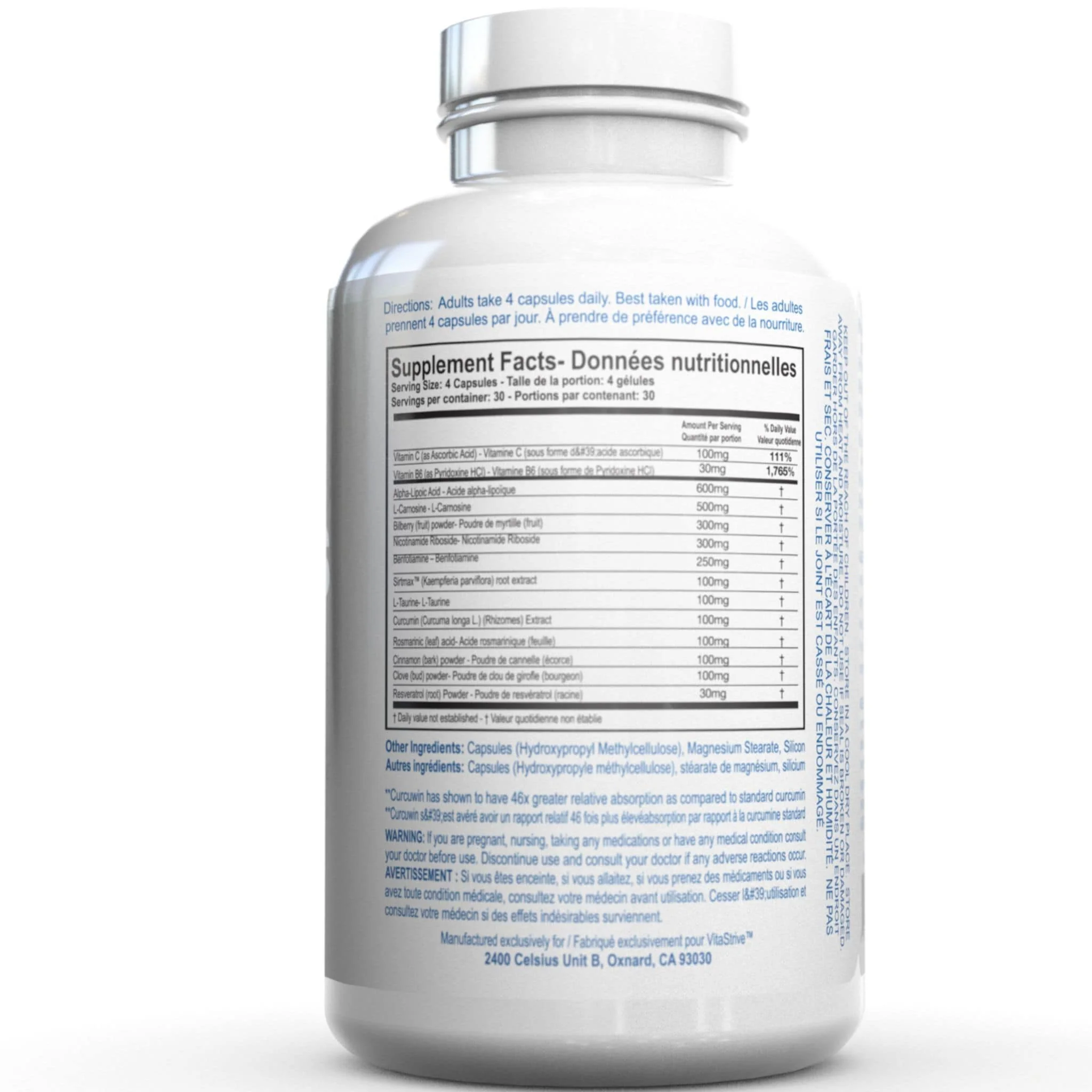 DRINK HRW TRUE | LONGIVITY Ageless Defense, 120 Capsules - Image 4