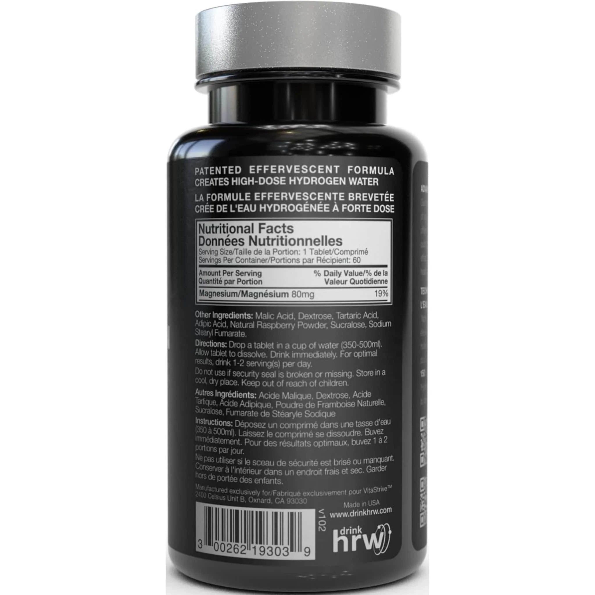 Drink HRW TRUE | PERFORMANCE Rejuvenation Sport, Advanced Molecular Hydrogen with Magnesium, 30-60 Tablets - Image 7
