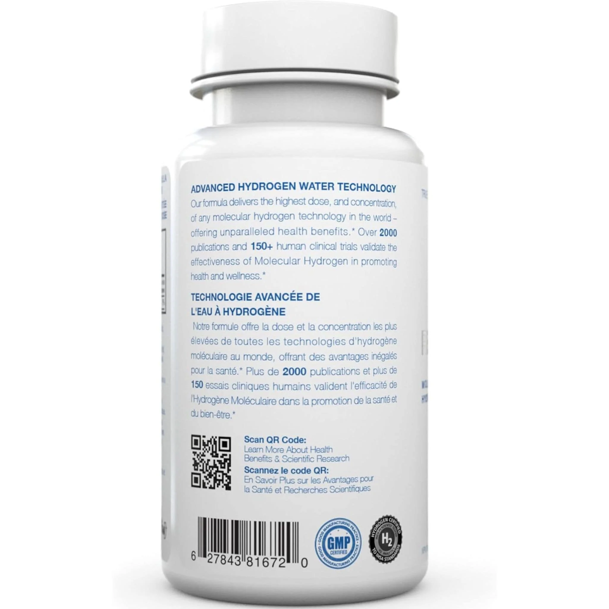Drink HRW Rejuvenation Tablets, Molecular Hydrogen with Magnesium, 30-60 Tablets - Image 6