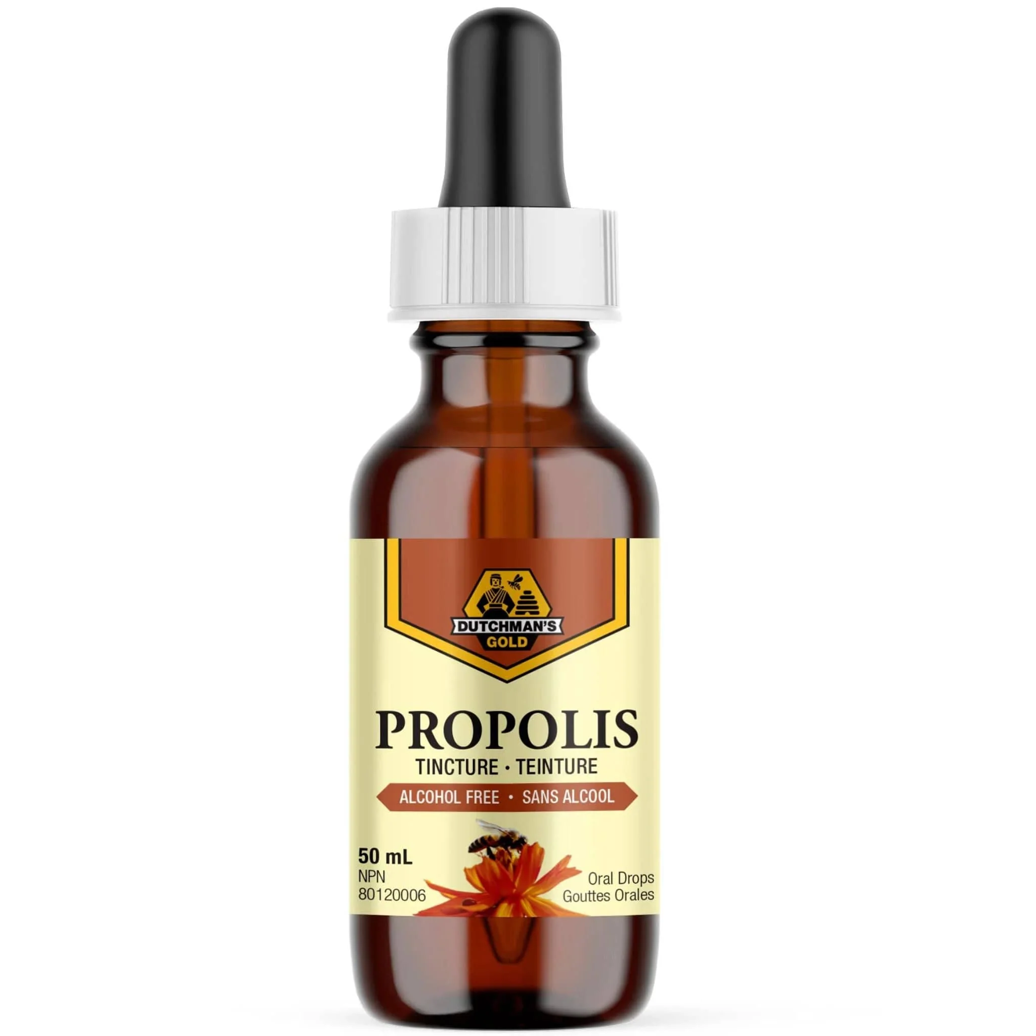 Dutchman's Gold Propolis Tincture Alcohol-Free, 50ml