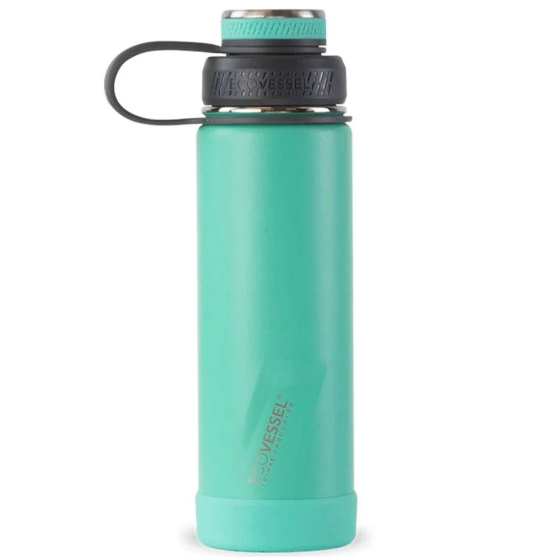 EcoVessel Boulder Stainless Steel Water Bottle, Triple Insulated, 14hr Hot, 74hr Cold with Tea Strainer, 710ml - Image 2