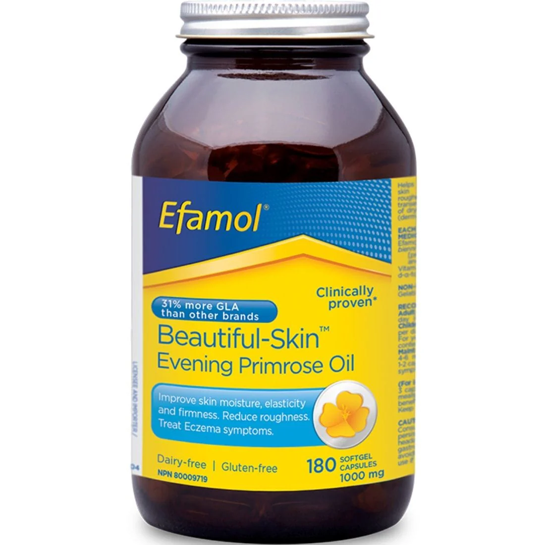 Efamol Beautiful Skin Pure Evening Primrose Oil 1000mg Softgels