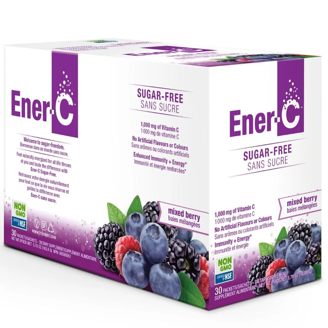 Ener-C Sugar Free Vitamin C Drink Mix 1000mg, 30 Packs - Image 3