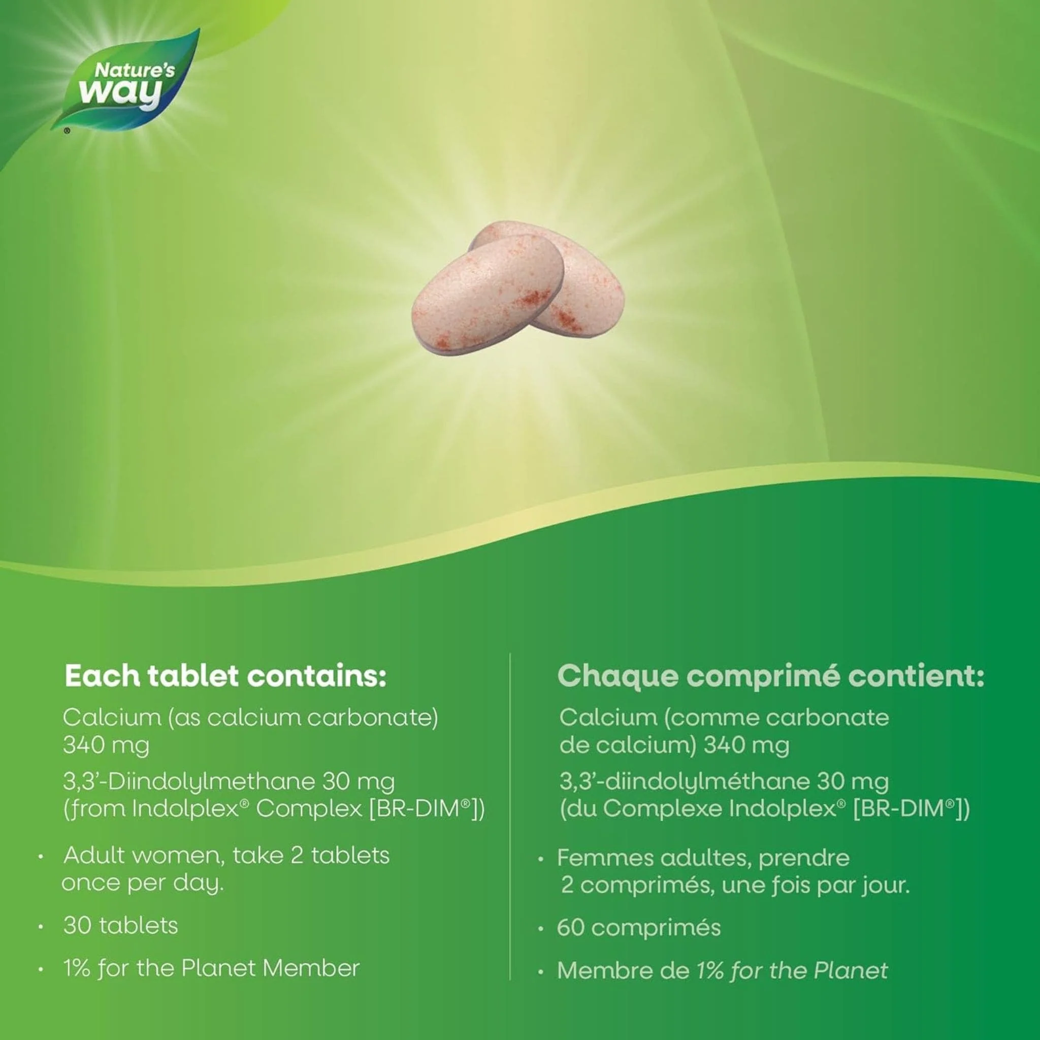 Nature's Way EstroBalance Highly Absorbable DIM 30mg, 30 Tabs - Image 5