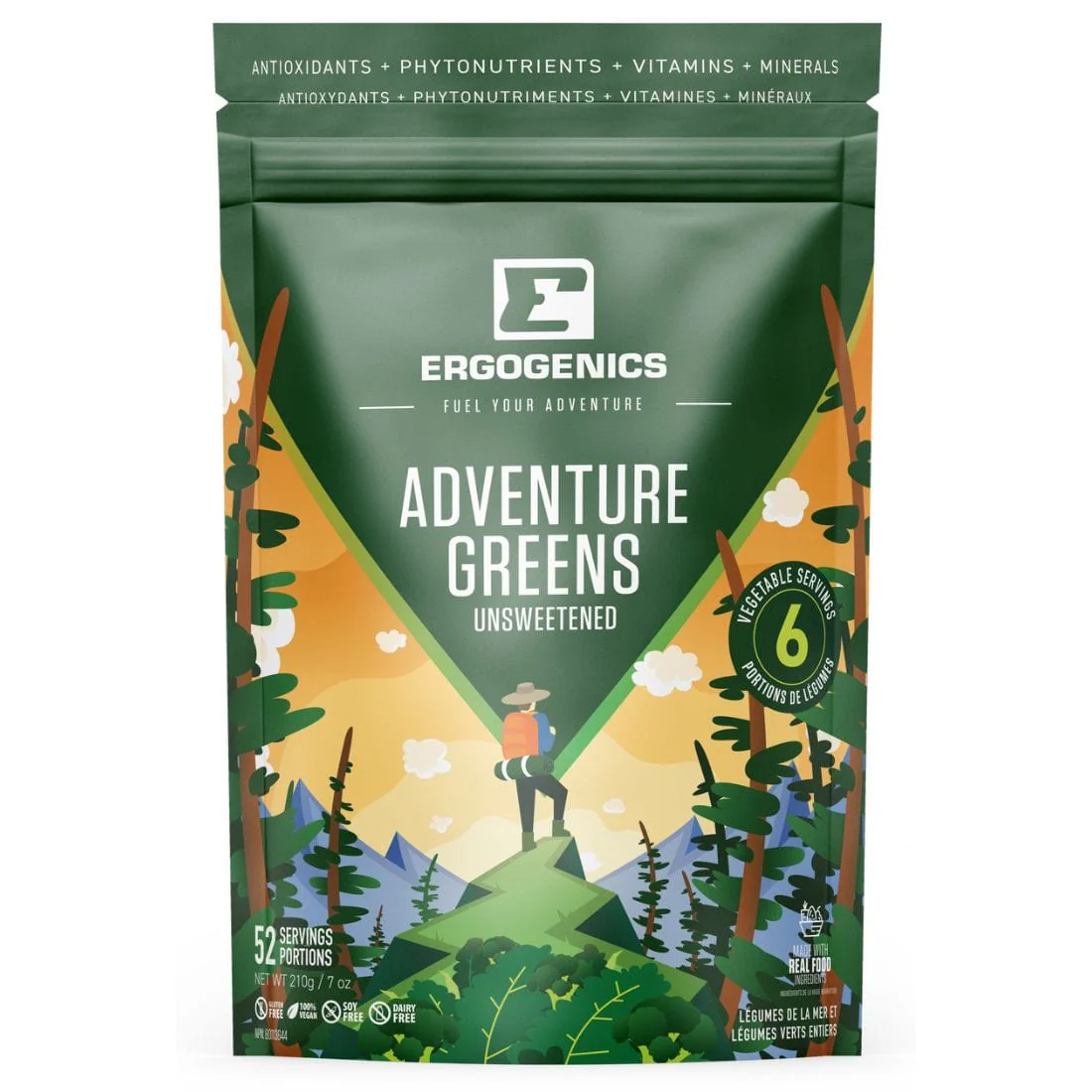 Ergogenics Nutrition Adventure Greens (Formerly Organic Whole Greens) Powder - Image 2