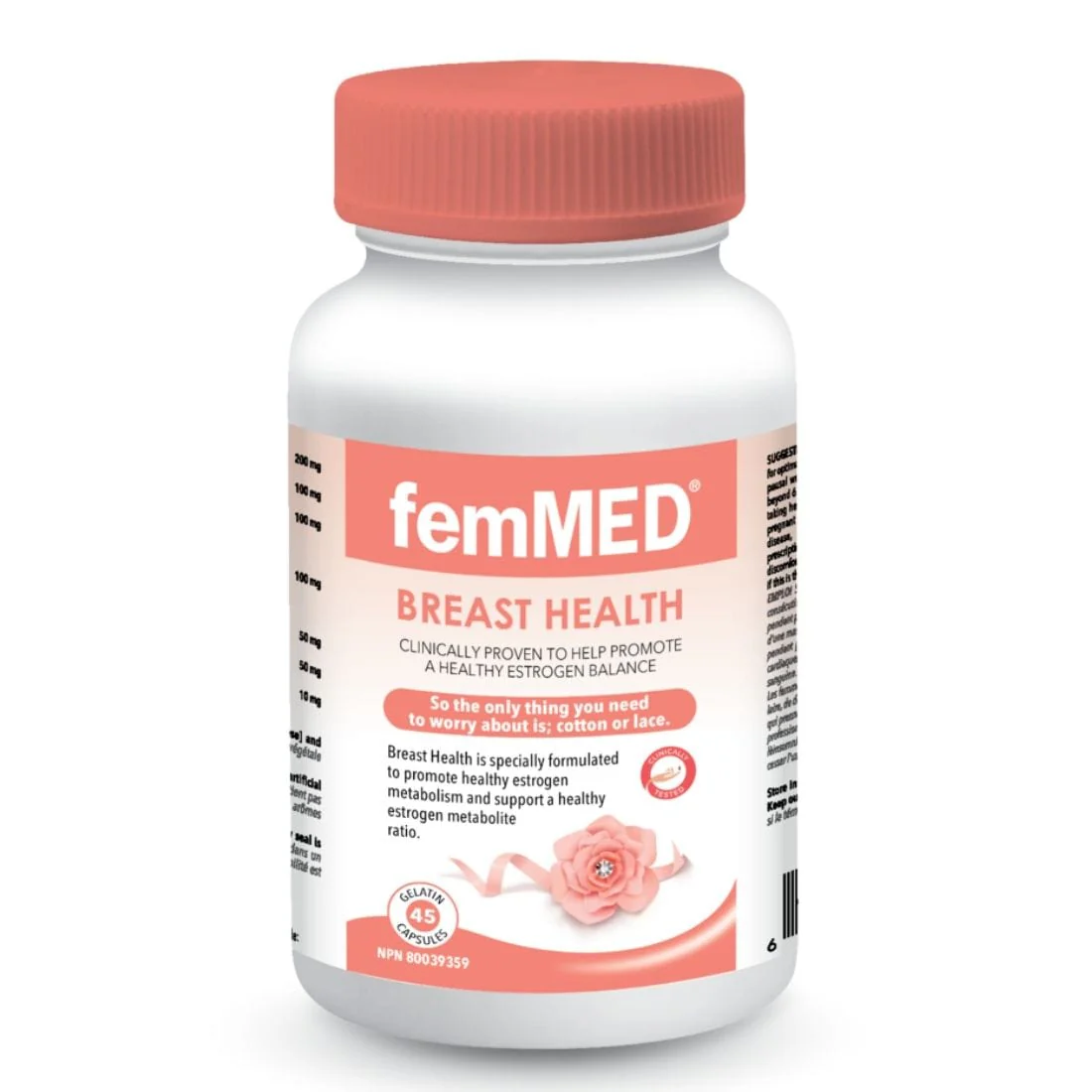 FemMED Breast Health, 45 Vegetable Capsules