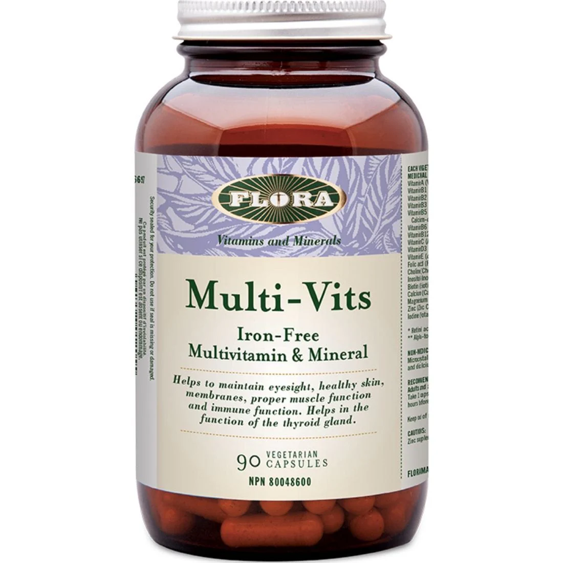 Flora Multi-Vits Iron-Free Multivitamin & Mineral - Image 2
