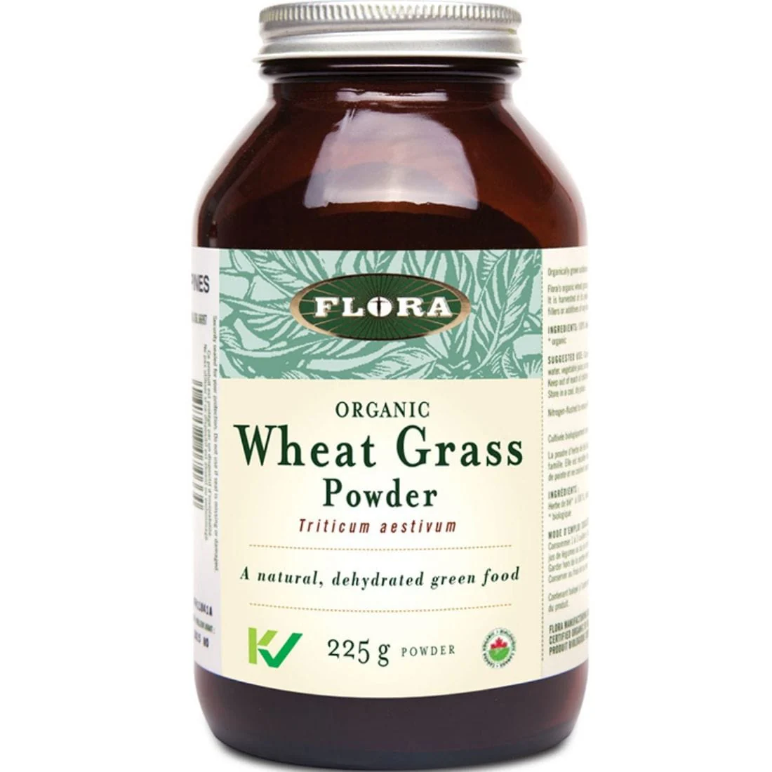 Flora Organic Wheat Grass Powder, 225g - Image 2