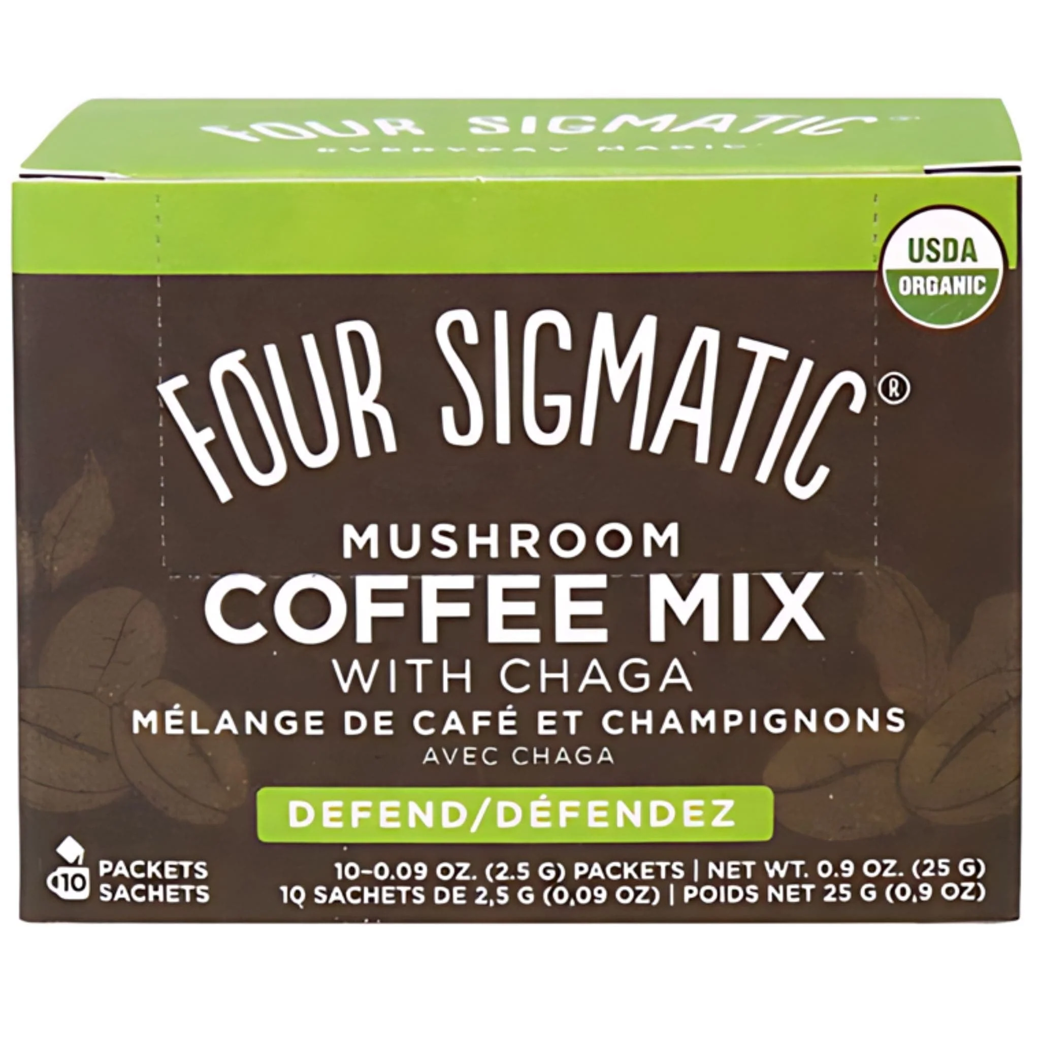 Four Sigmatic Mushroom Coffee Mix with Chaga, 10x2.5g Sachets